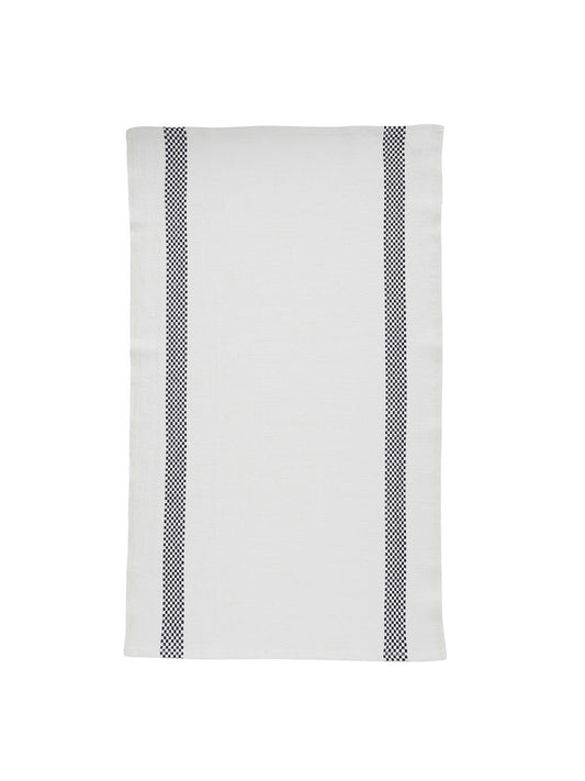 Charvet Editions Bistro Kitchen Towel Black and White Weston Table