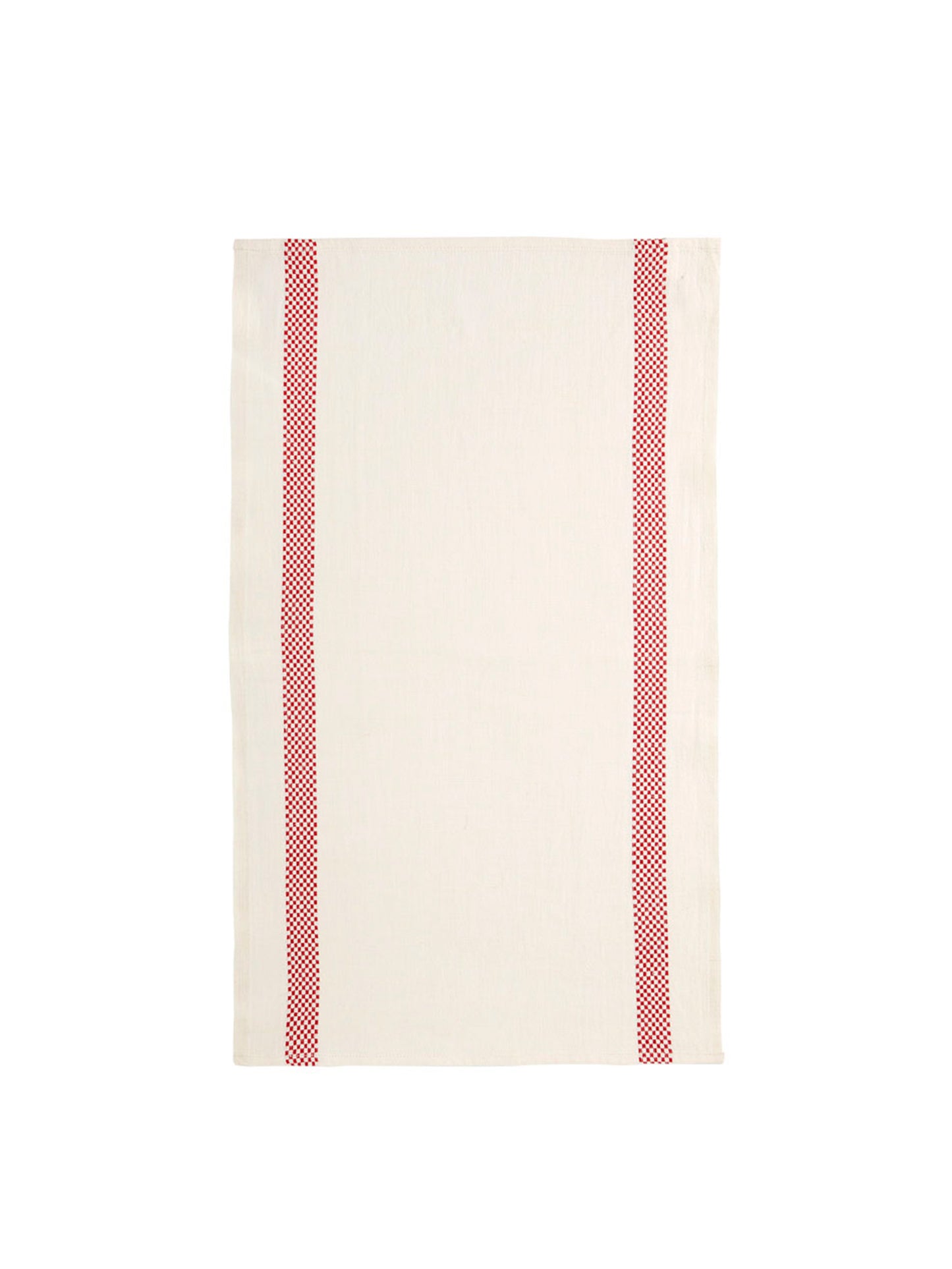 Charvet Editions Bistro Kitchen Towel Red and White Weston Table