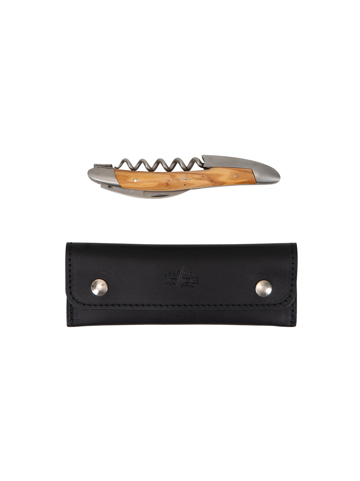 Chateaux de Laguiole Corkscrew Satin Olive Wood Weston Table