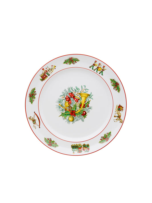 Christmas Magic Flat Round Platter Weston Table
