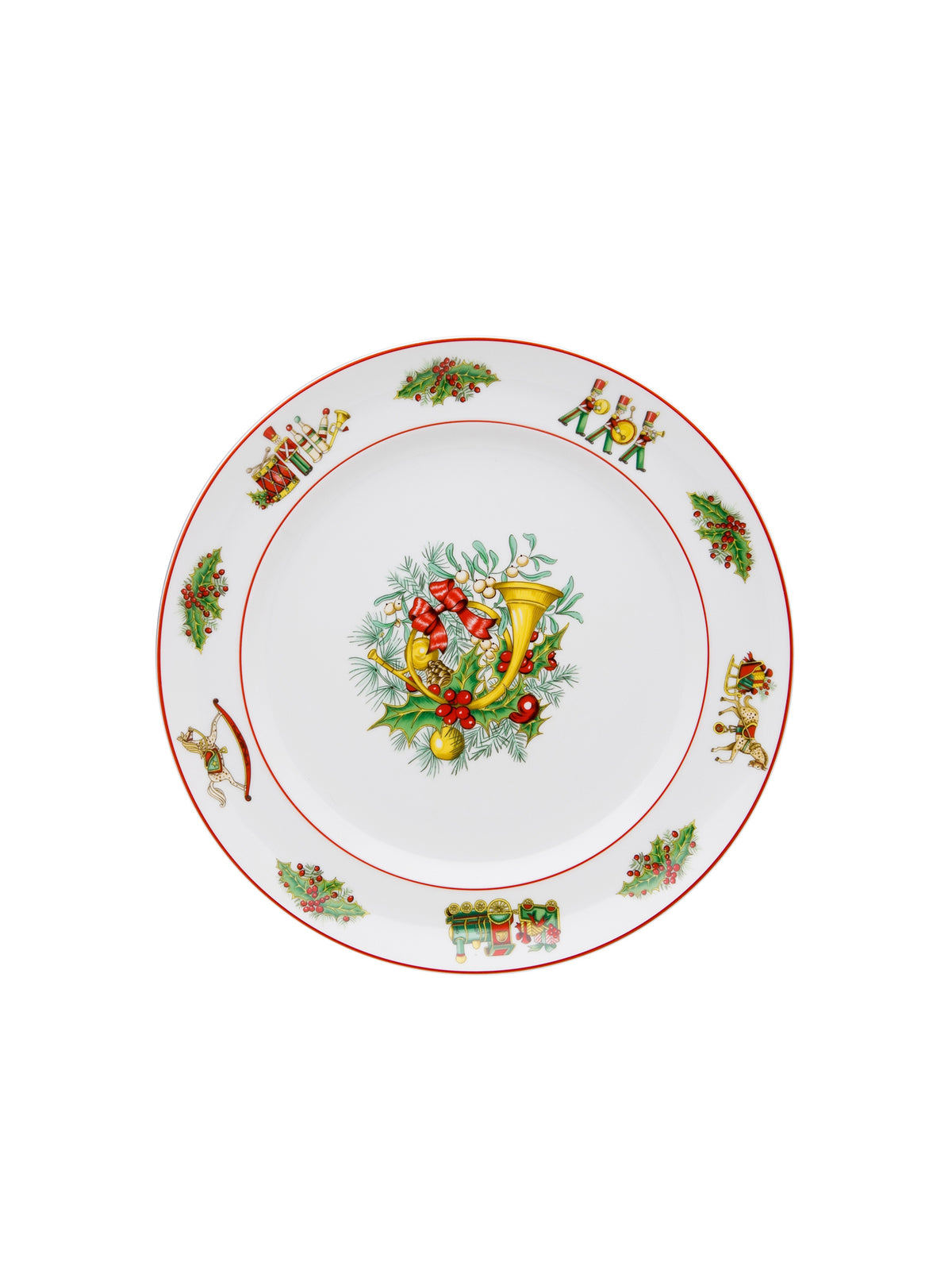 Christmas Magic Flat Round Platter Weston Table