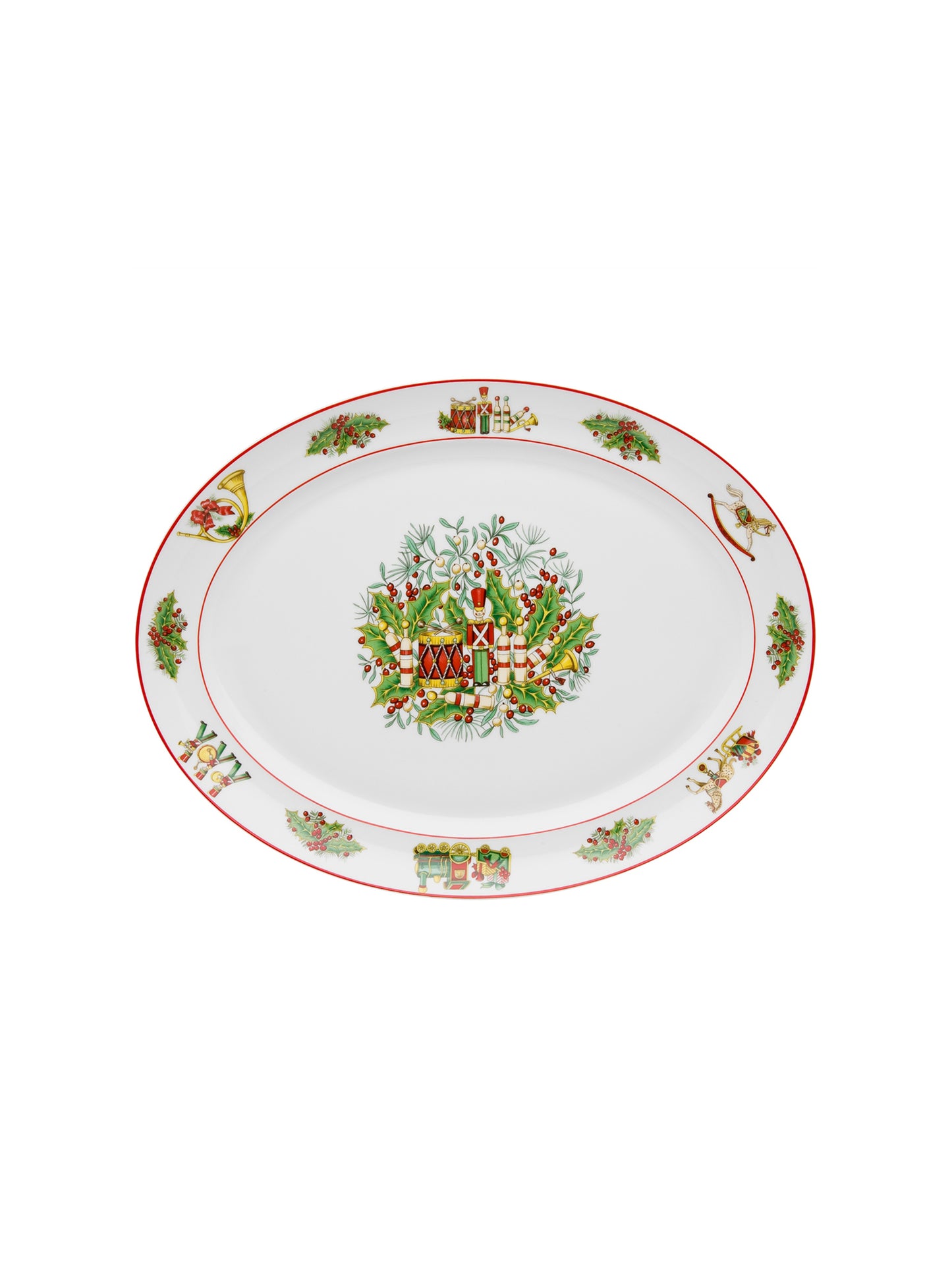Christmas Magic Large Oval Platter Weston Table