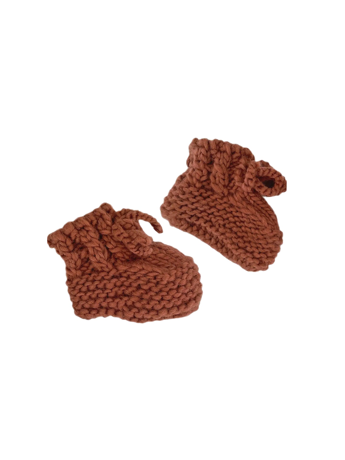Cinnamon Hand Knit Booties Weston Table
