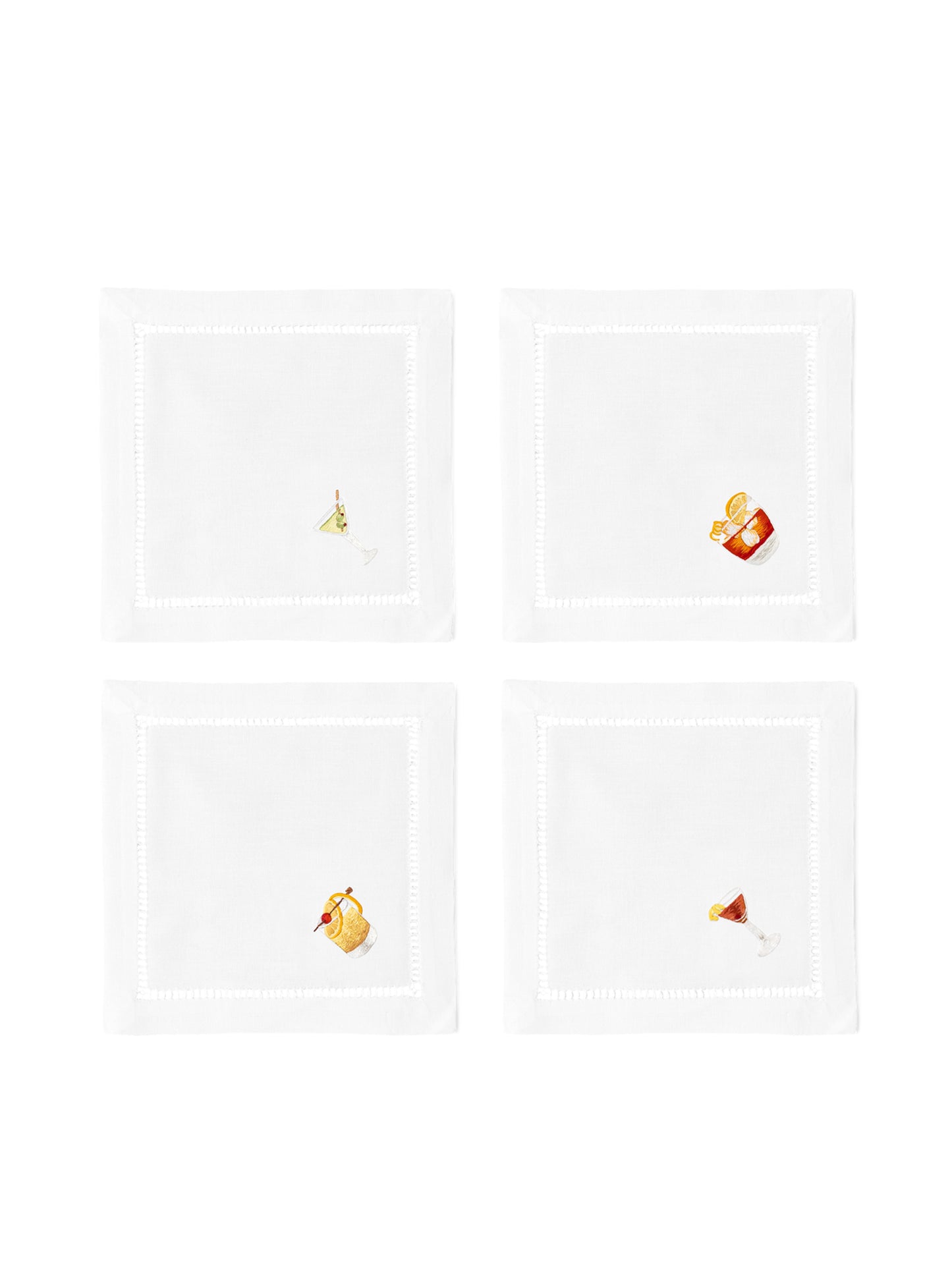 Classic Drinks Cocktail Napkins Weston Table