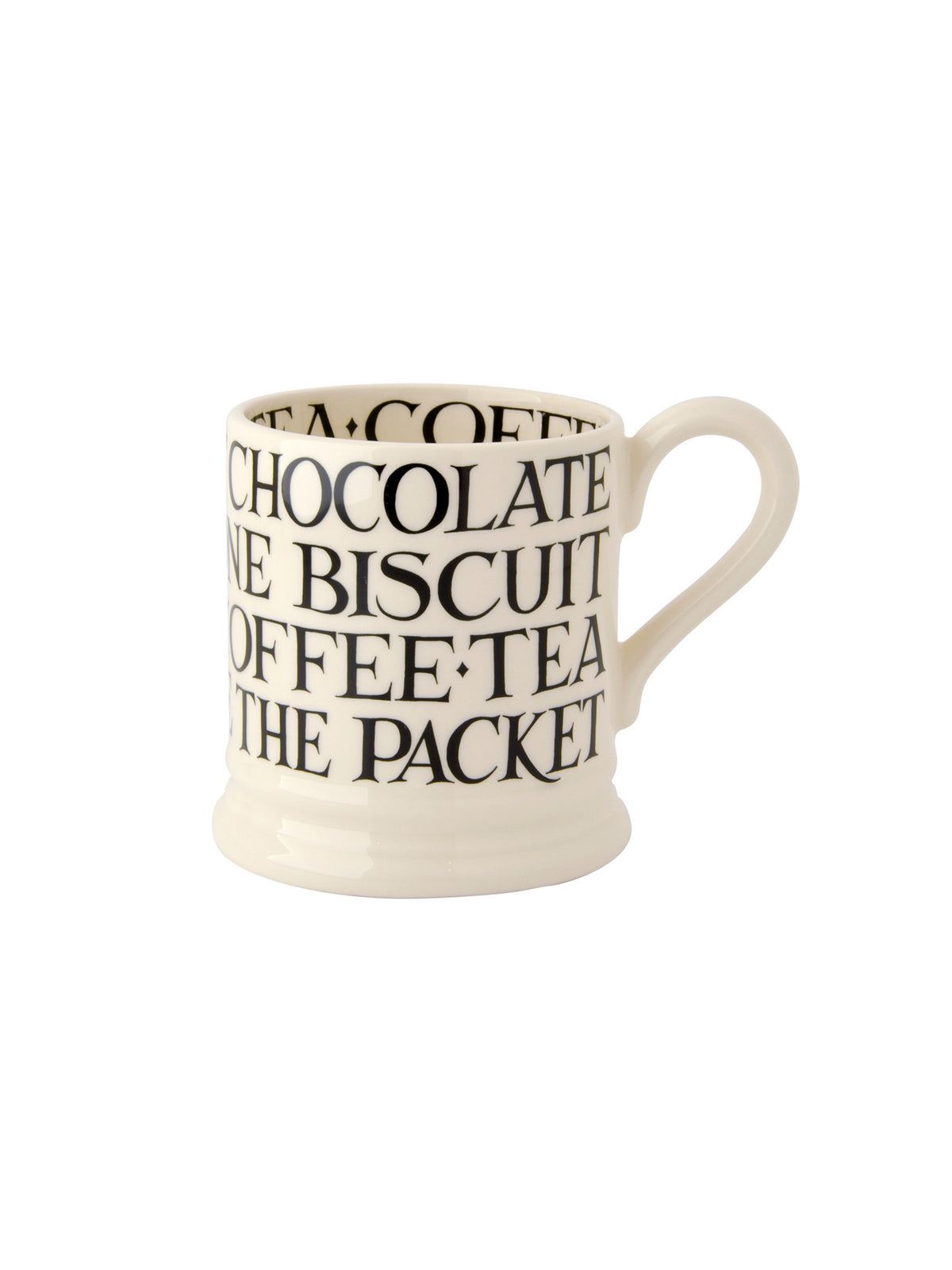 Emma Bridgewater Black Toast Half Pint Mug Weston Table