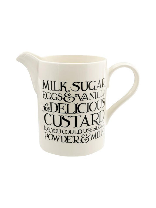 Emma Bridgewater Black Toast Large Straight Jug Weston Table