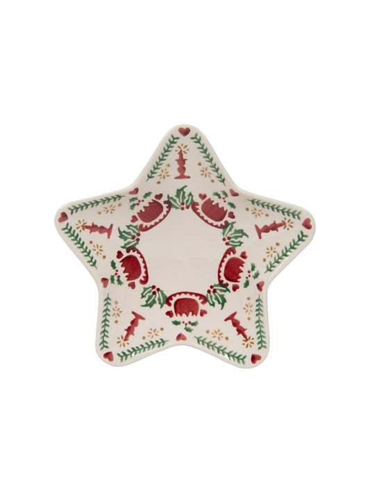 Emma Bridgewater Christmas Joy Small Star Plate Weston Table
