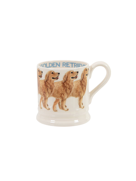 Emma Bridgewater Dog Half Pint Mug Golden Retriever Weston Table