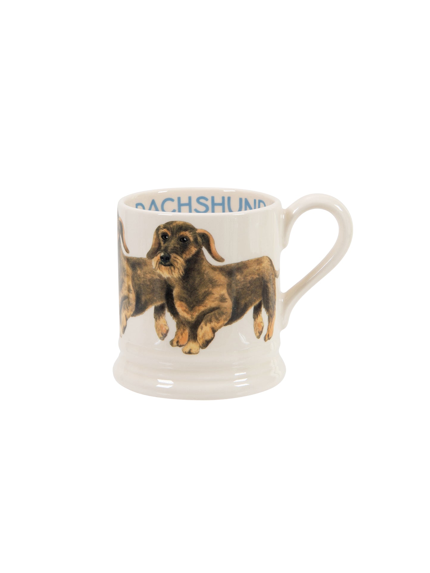 Emma Bridgewater Wire Haired Dachshund Half Pint Mug Weston Table