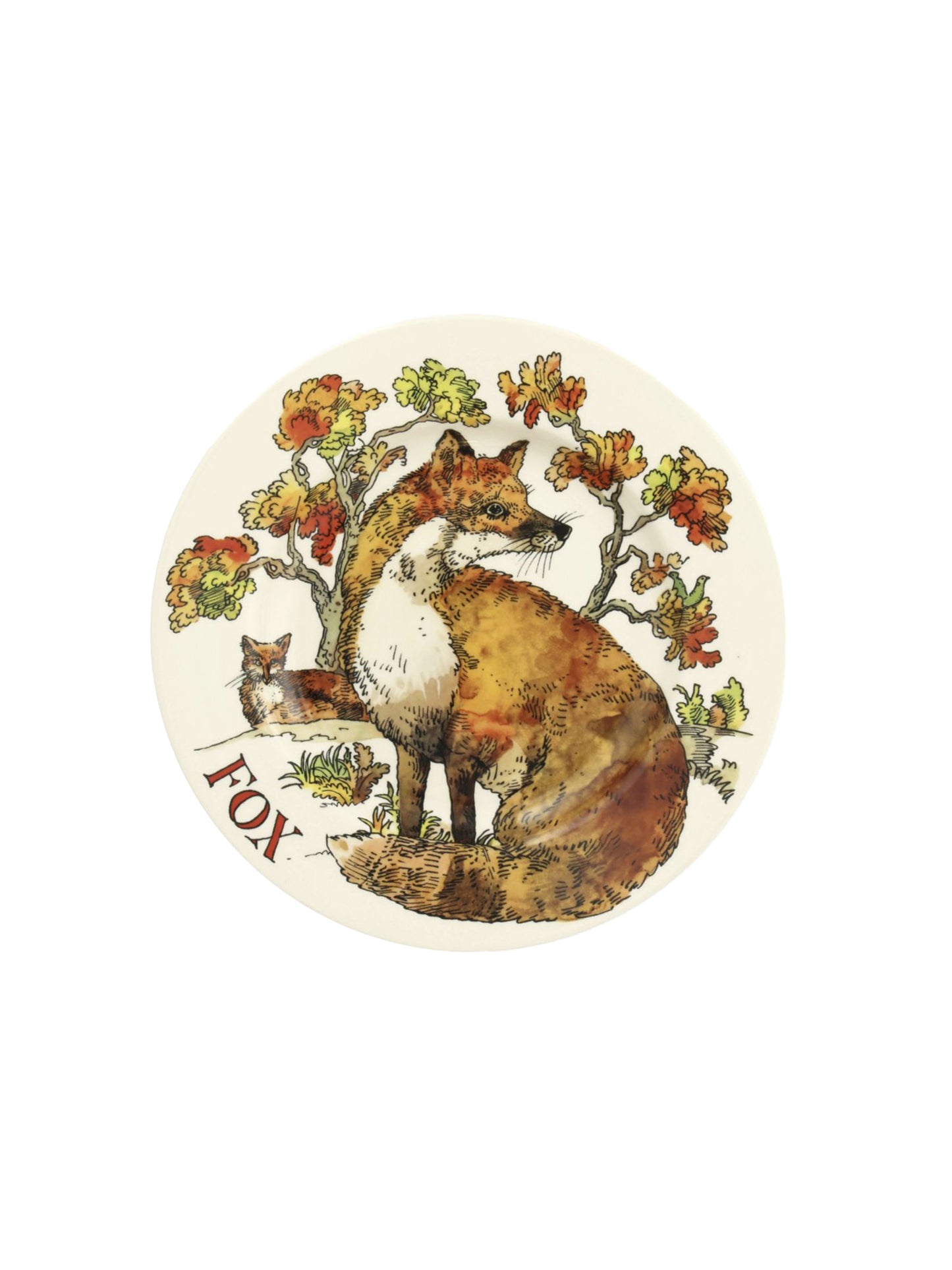 Emma Bridgewater Fox 8.5 Inch Plate Weston Table