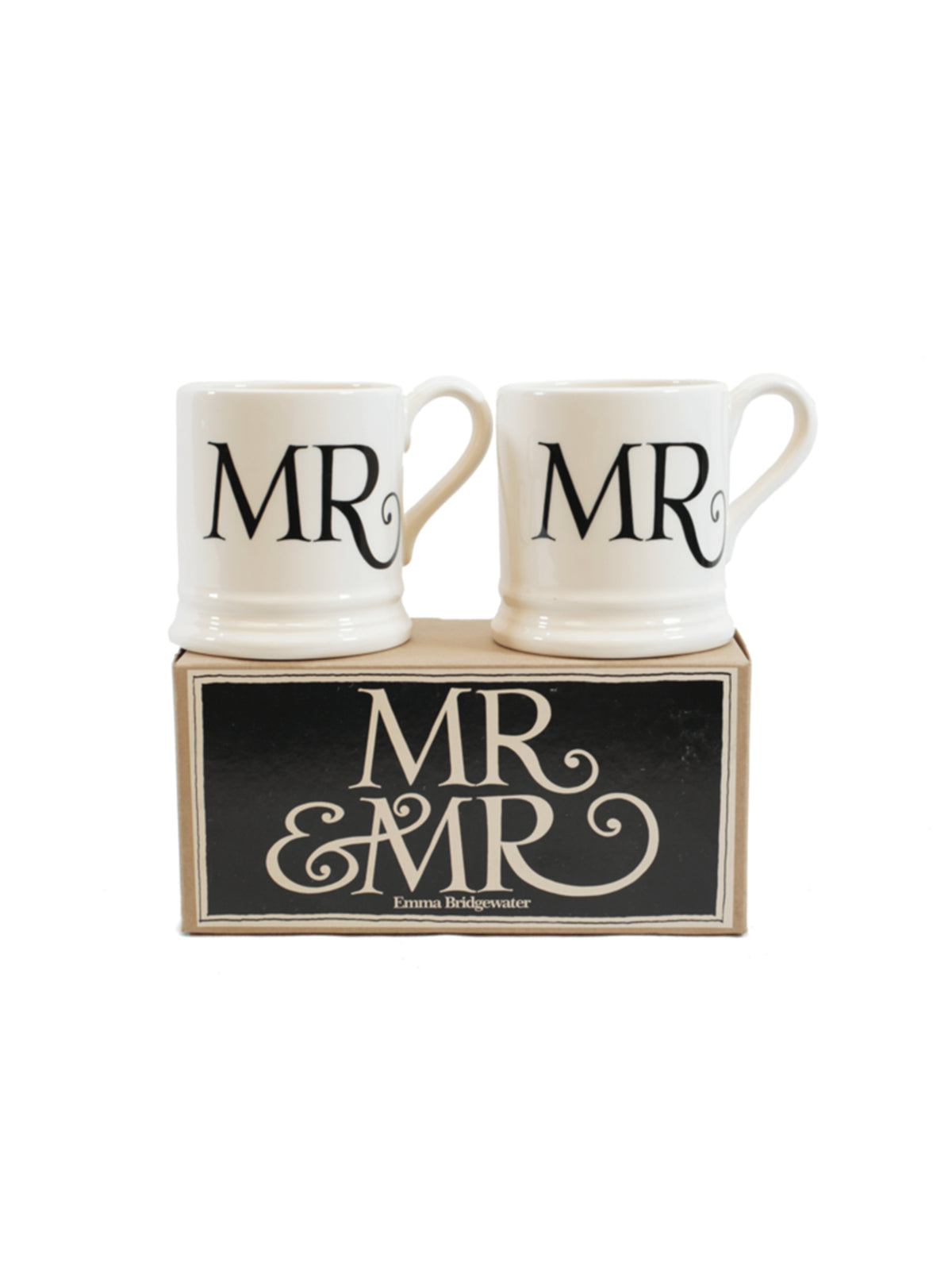 Emma Bridgewater Mr and Mrs Half Pint Mugs Weston Table