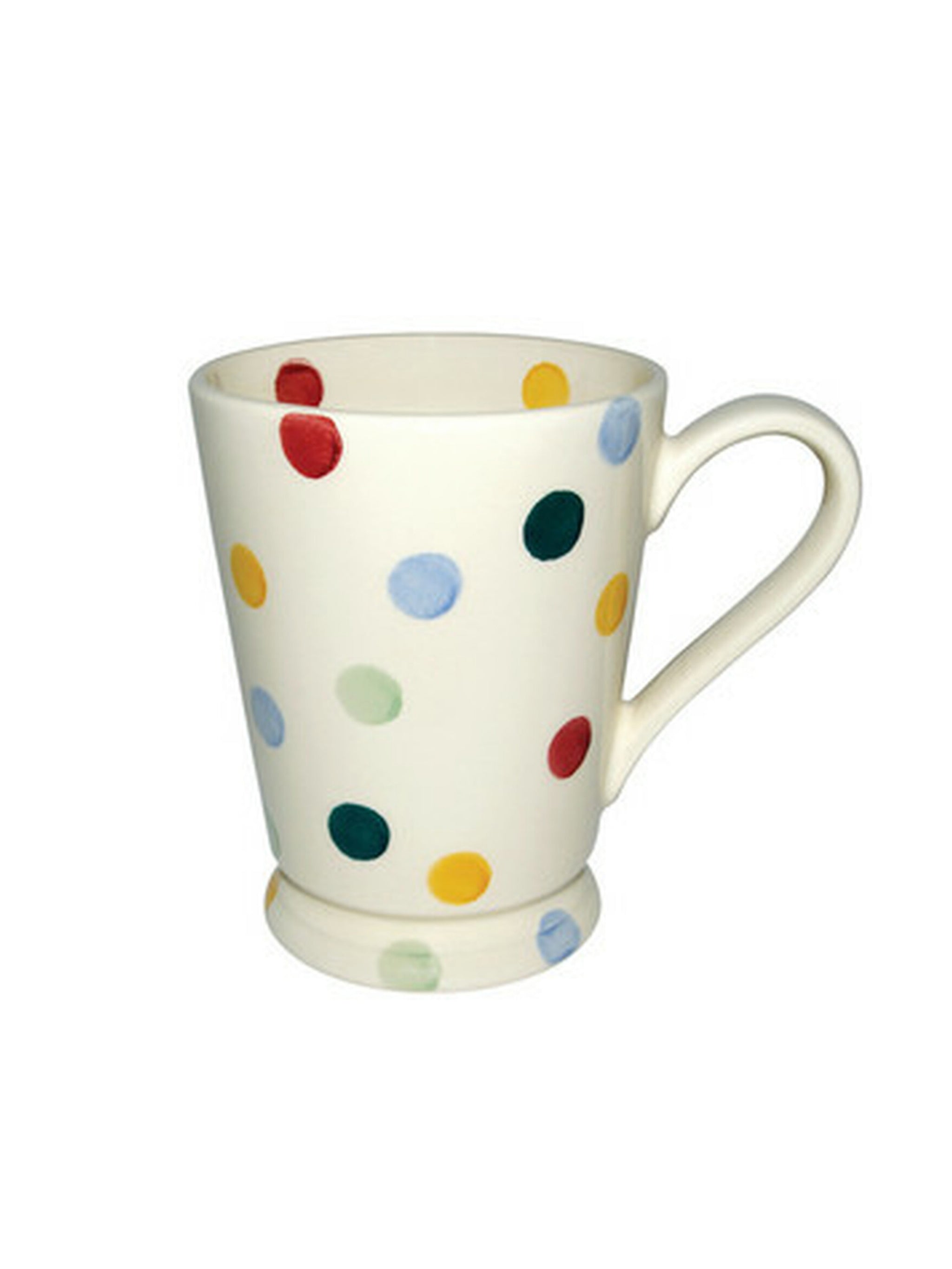 Porcelain Cappuccino Mug Polka Dots