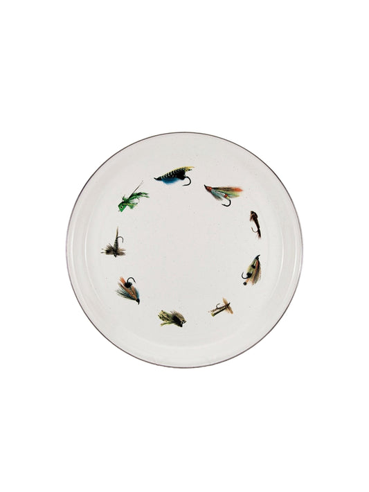 Enamelware Fishing Fly Medium Tray Weston Table