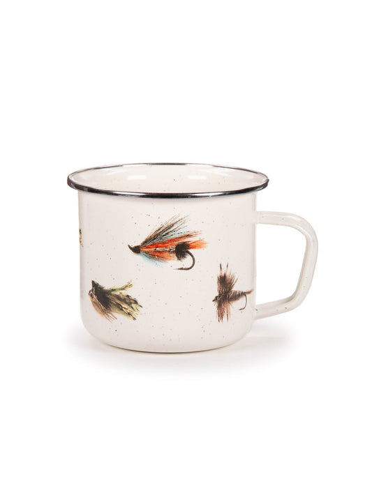 Enamelware Fishing Fly Soup Mug Weston Table