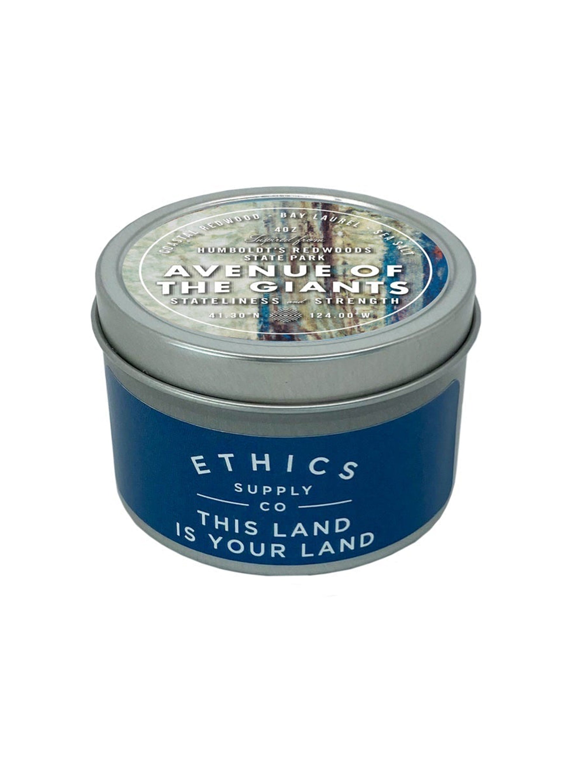 Ehtics Supply Co Parks Candle Humboldt's Redwoods State Park Avenue of the Giants Weston Table