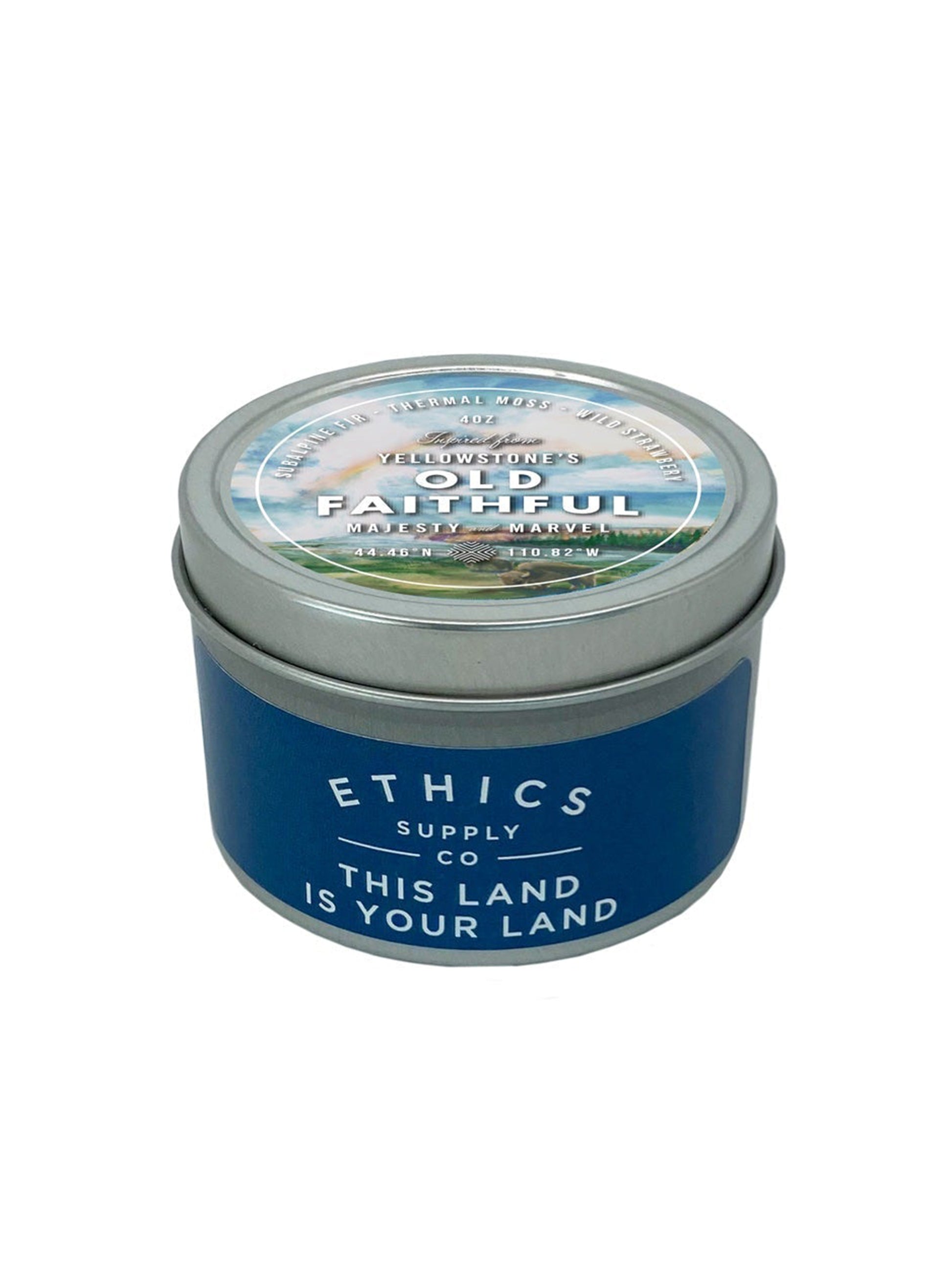 Ehtics Supply Co Parks Candle Yellowstone's Old Faithful Weston Table