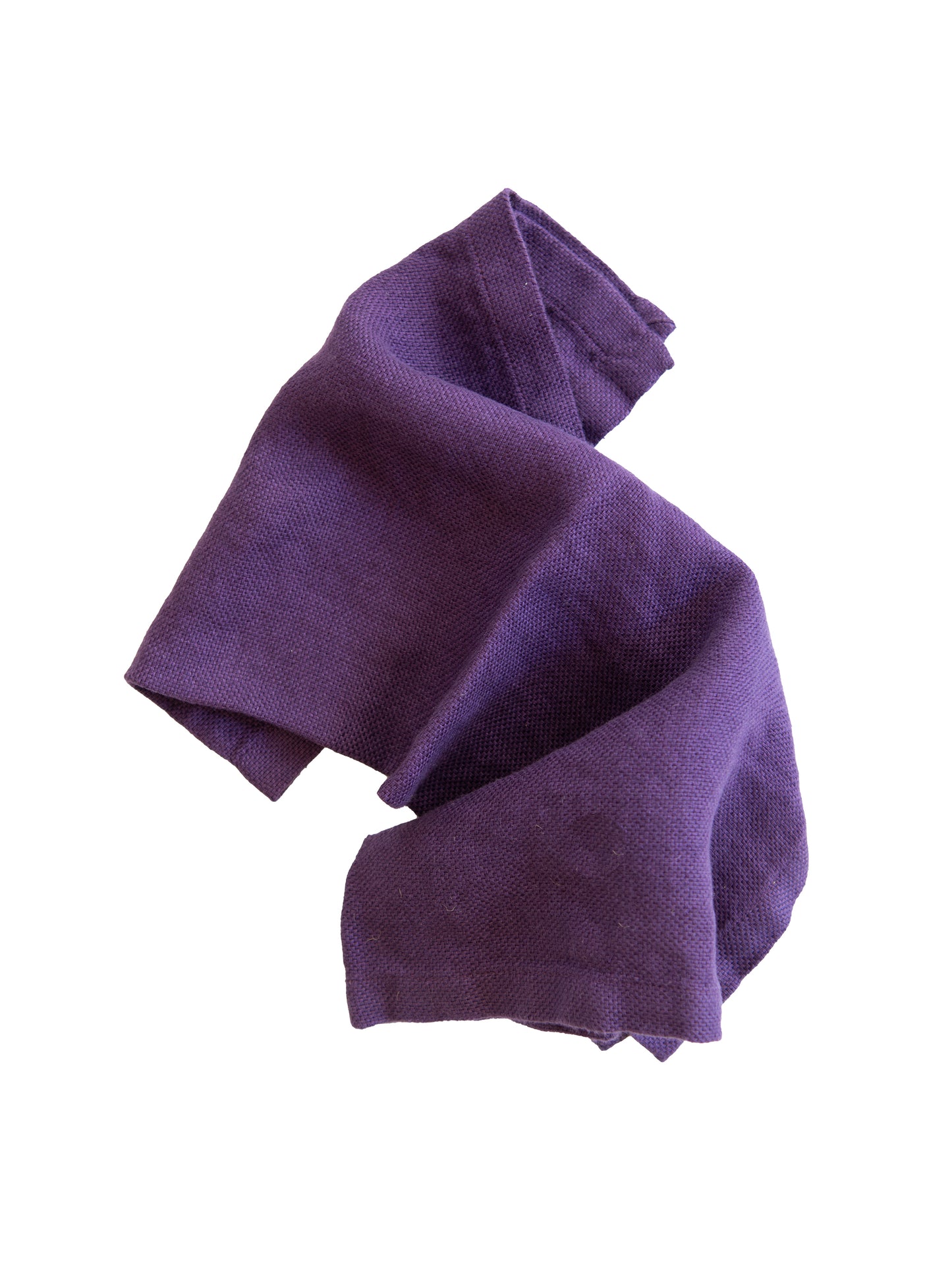 European Rustic Linen Collection Aubergine Weston Table