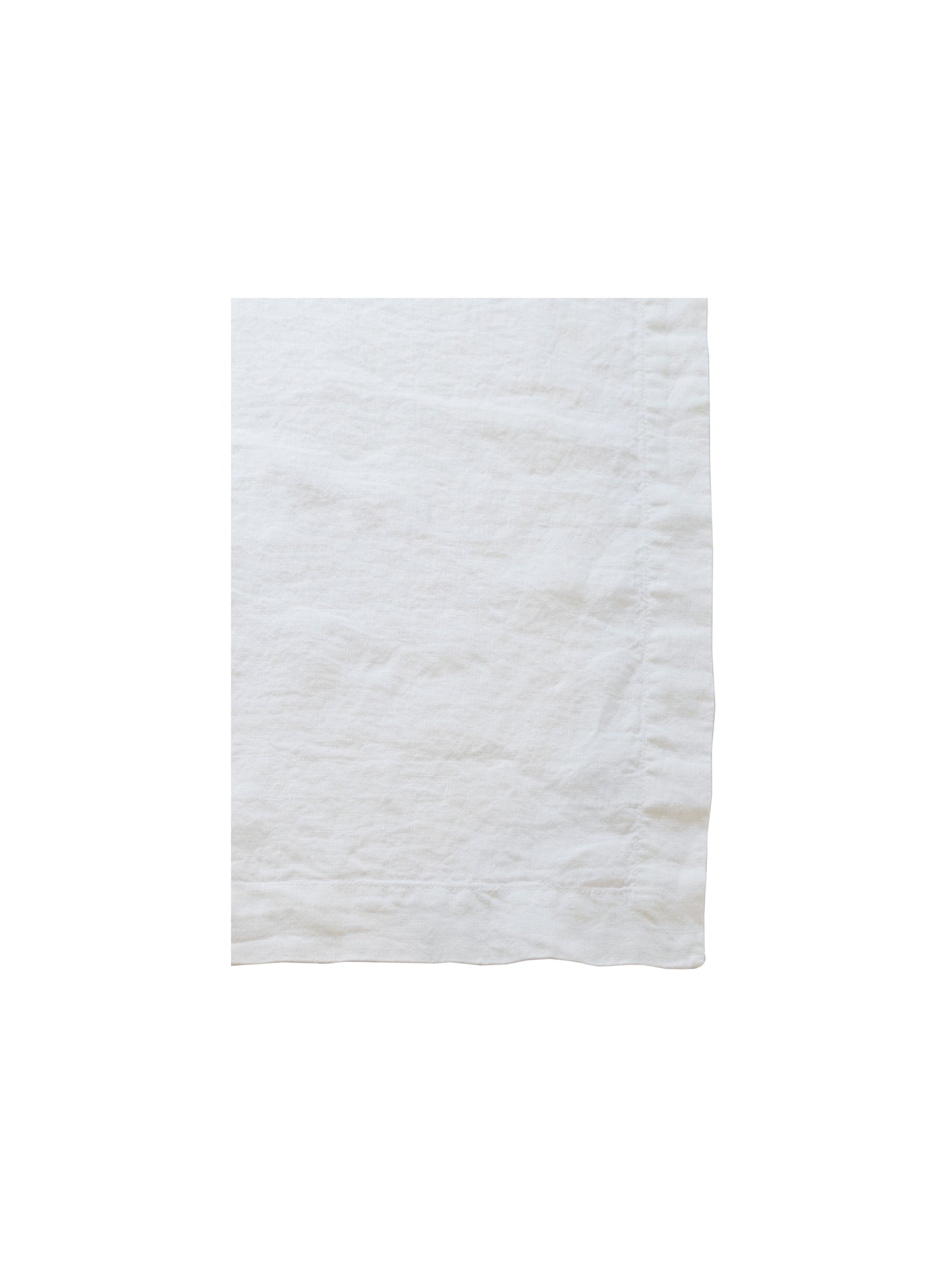 Stonewashed White Linen Collection