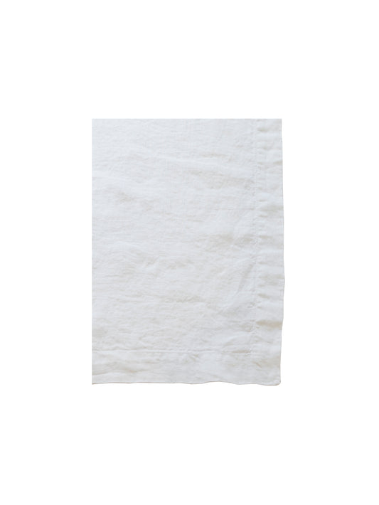 Stonewashed White Linen Collection