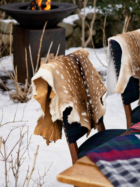 Fallow Deer Hide Weston Table