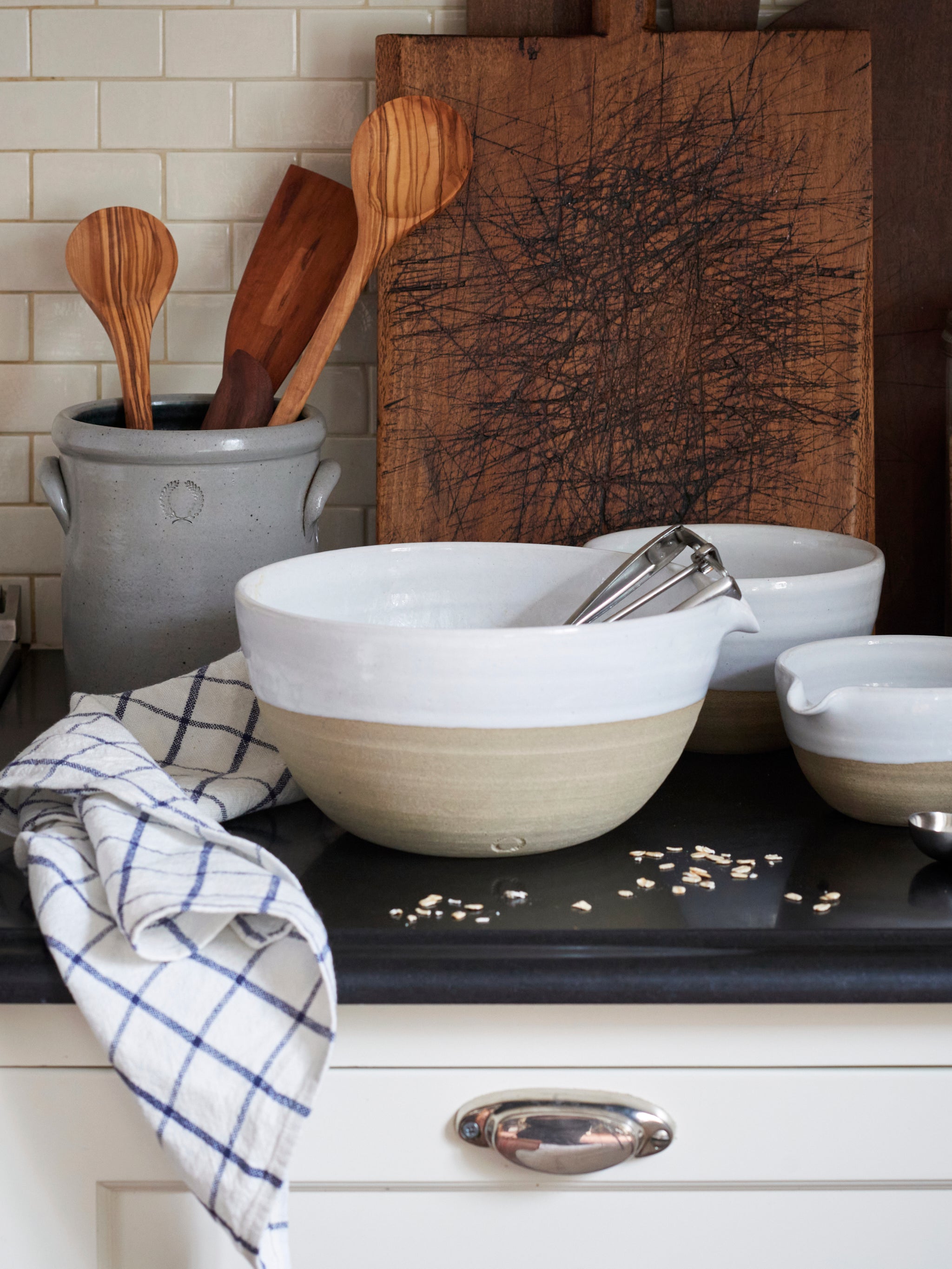 Farmhouse Pottery Pantry Mixing Bowls- Large