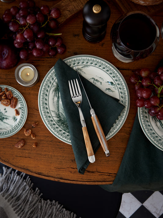 Forge de Laguiole Olive Wood Forks Weston Table