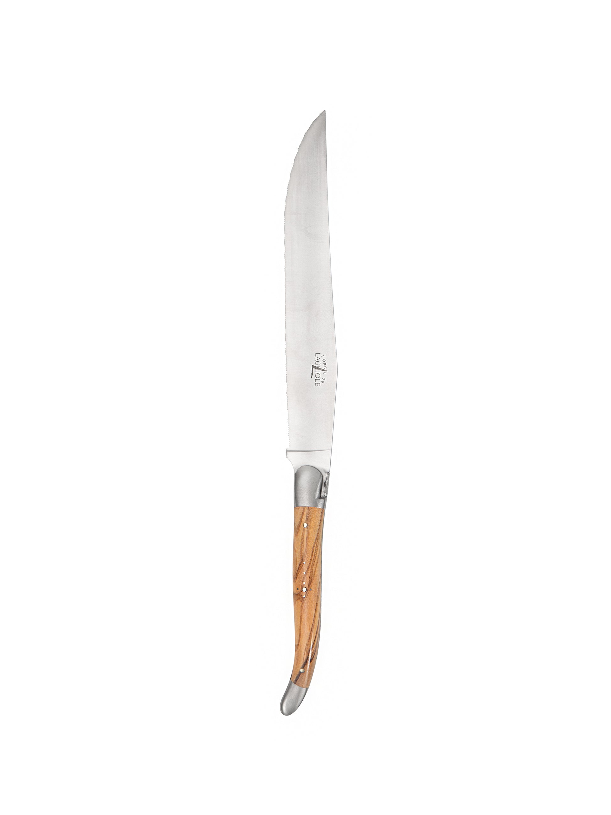 Forge de Laguiole Olive Wood Traditional Bread Knife Weston Table