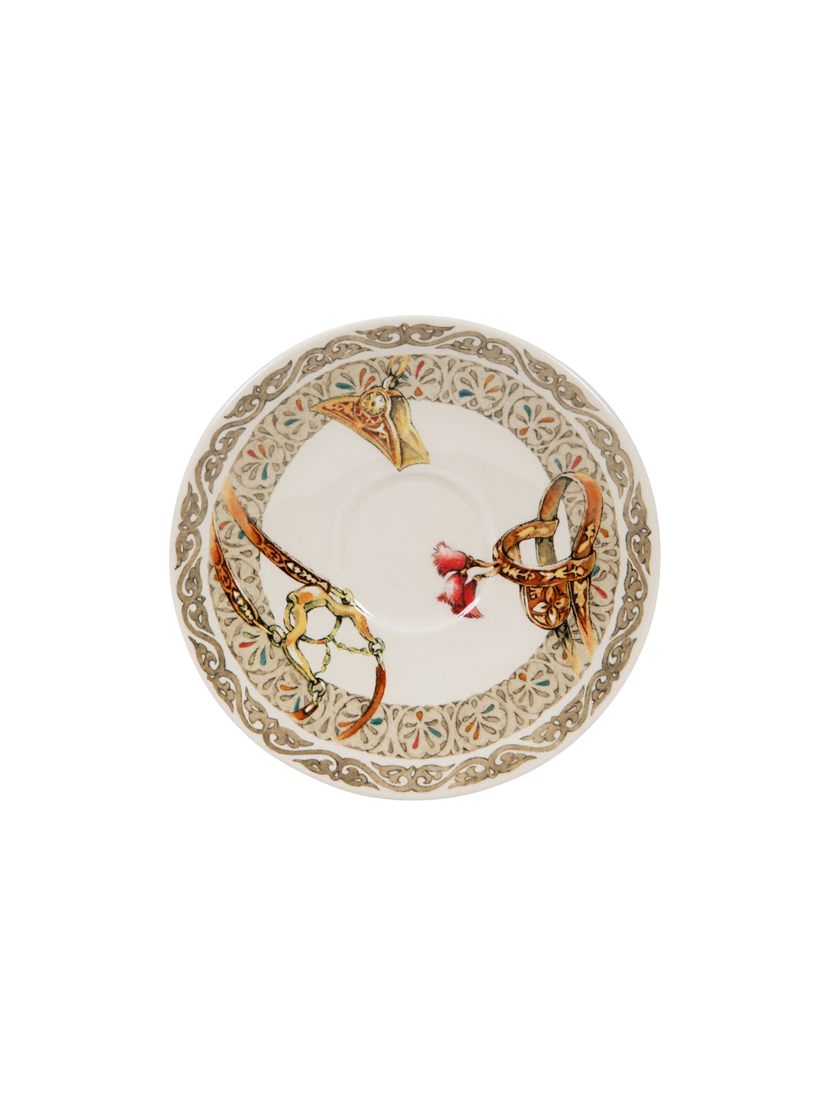Gien Chevaux du Vent Breakfast Tea Cup and Saucer Weston Table