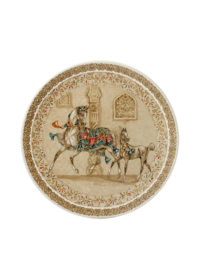 Gien Chevaux du Vent Cake Platter Weston Table