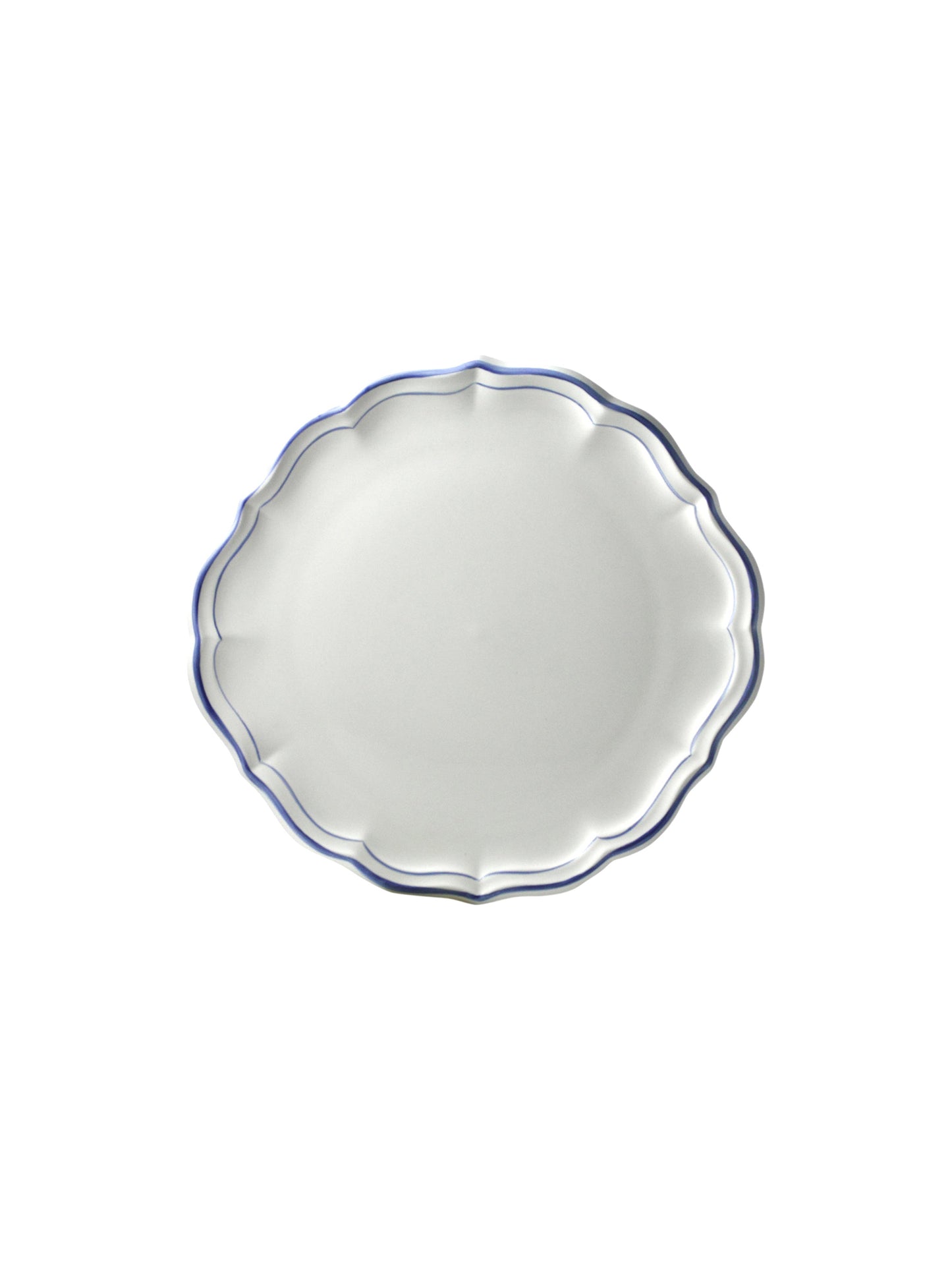 Gien Filet Blue Cake Platter Weston Table