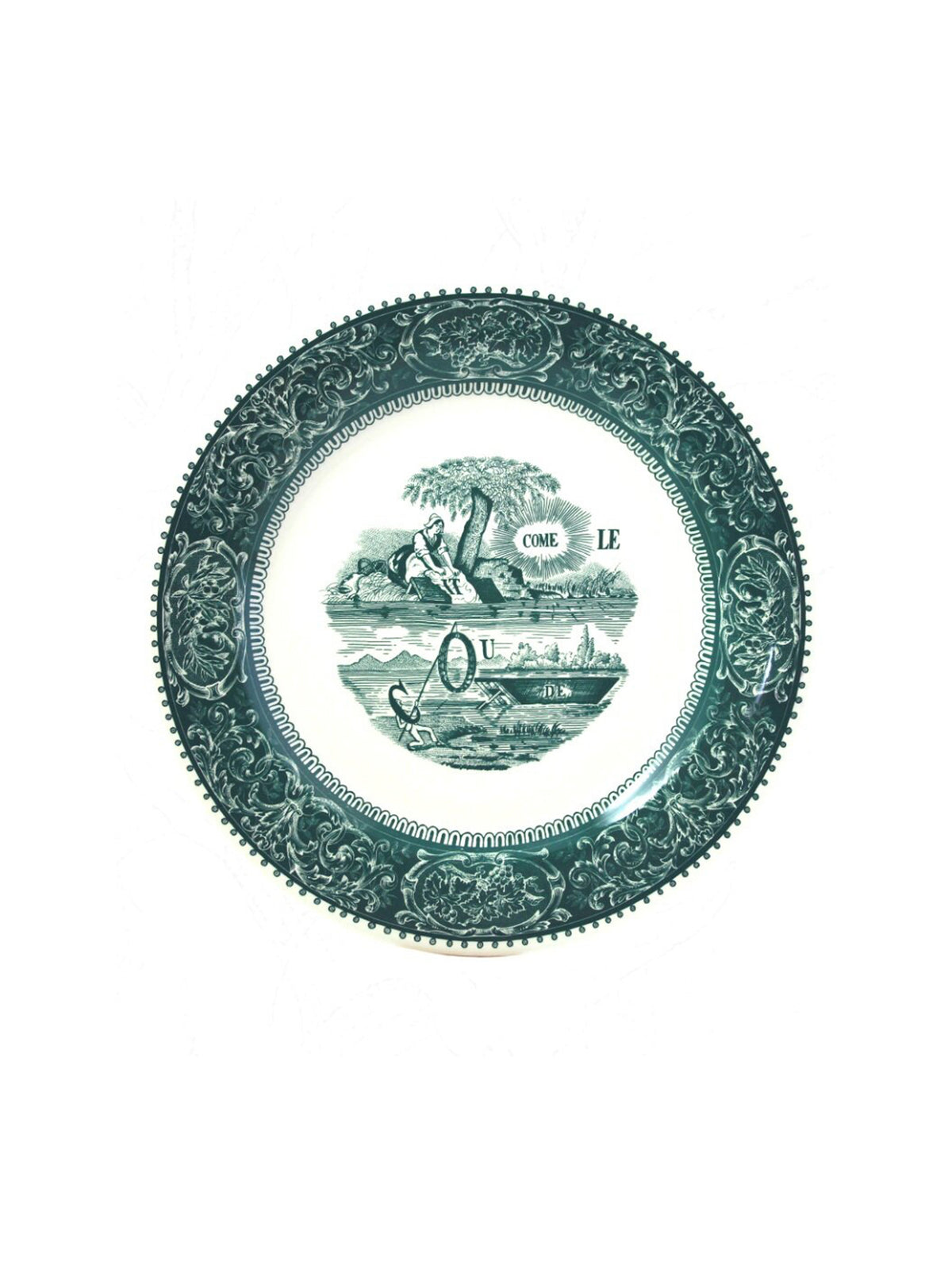 Gien Les Depareillees Rebus Dinner Plate Weston Table