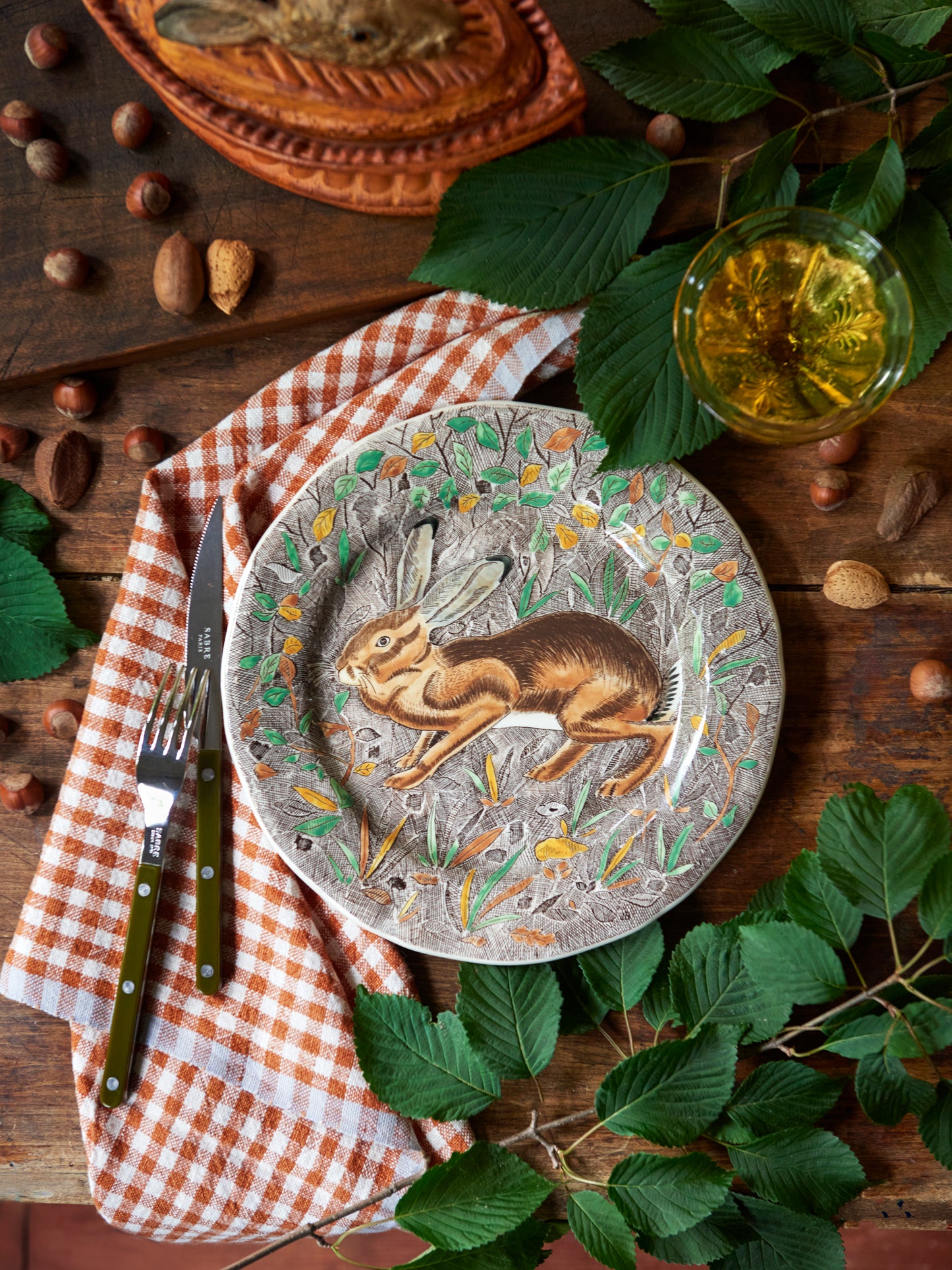 Gien Rambouillet Dinner Plate Hare Weston Table