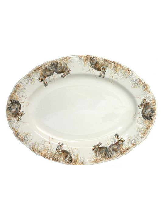 Gien Sologne Oval Platter Hare Weston Table