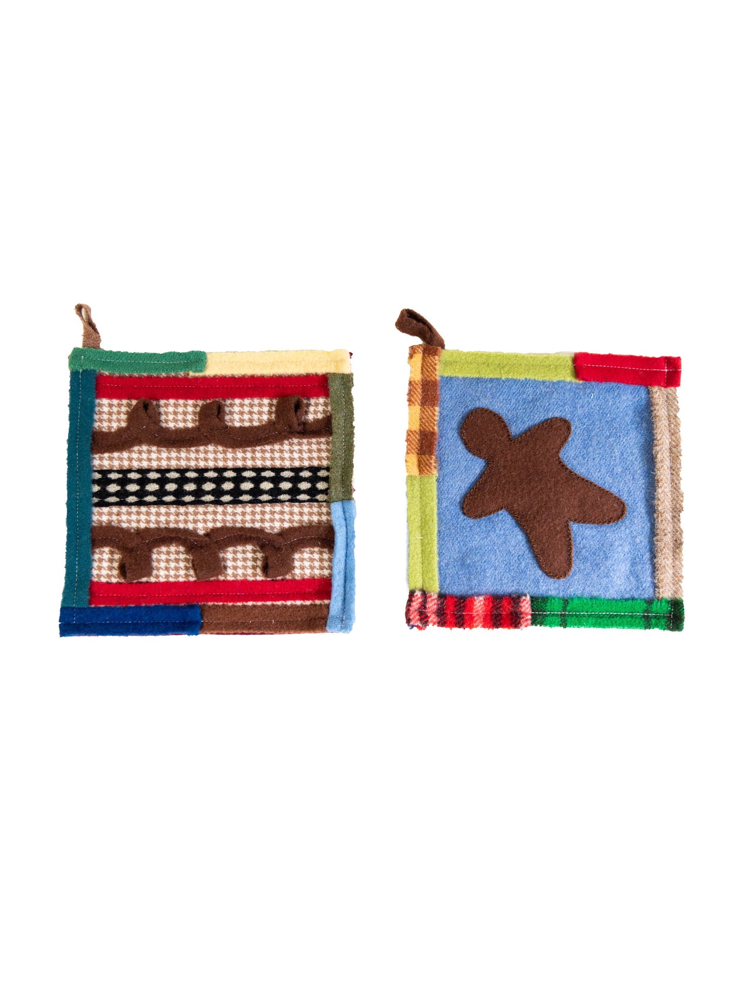 Holiday Wool Felt Pot Holders