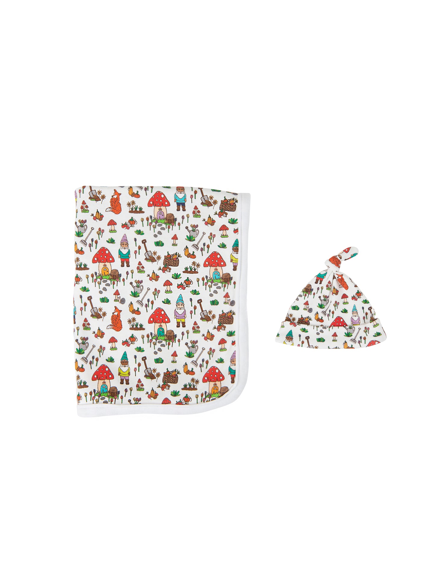 Gnome Sweet Gnome Organic Cotton Newborn Set Weston Table