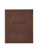 World Whiskey Brown Leather Weston Table