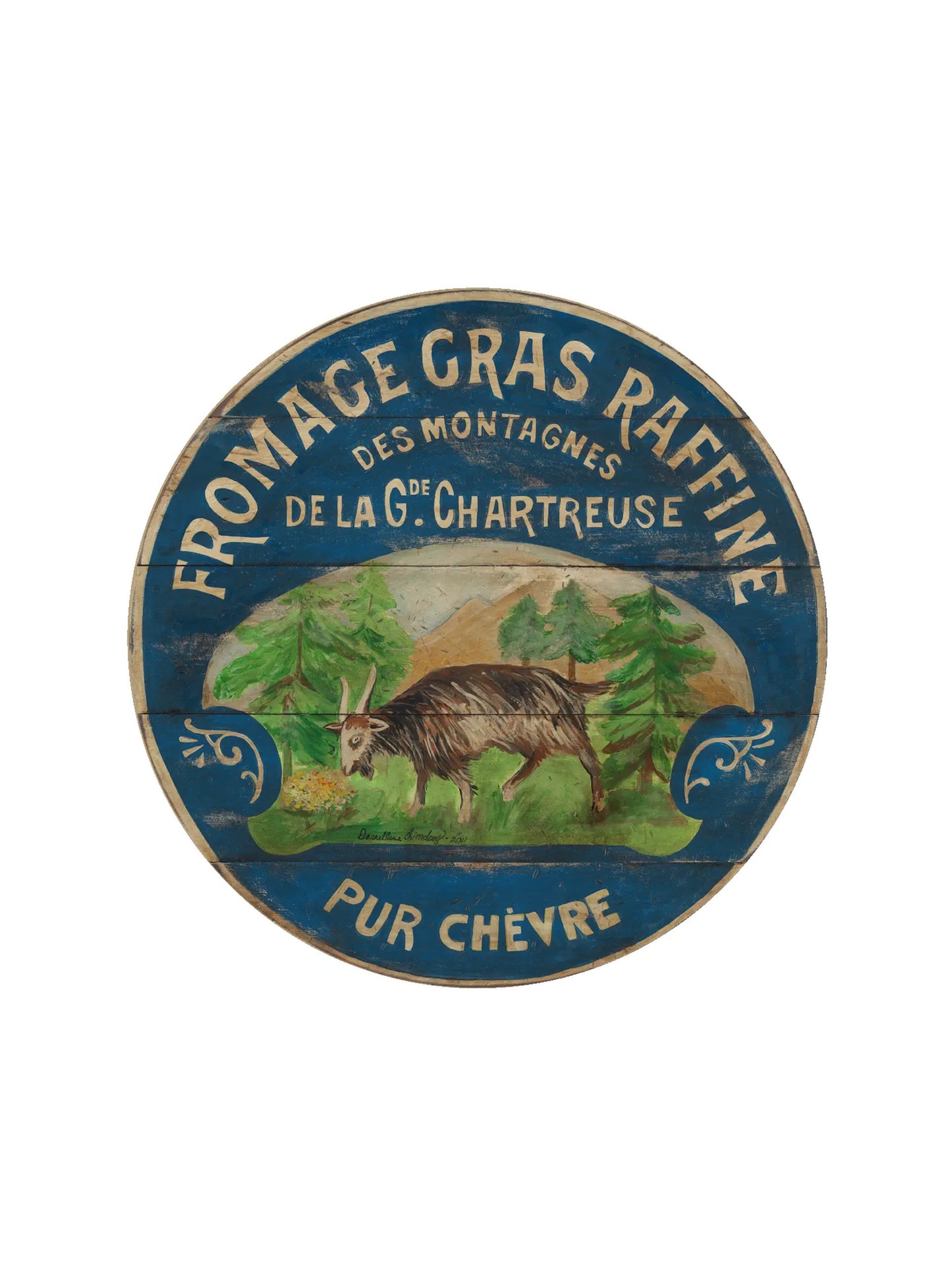 French Goat Cheese Lazy Susan Weston Table