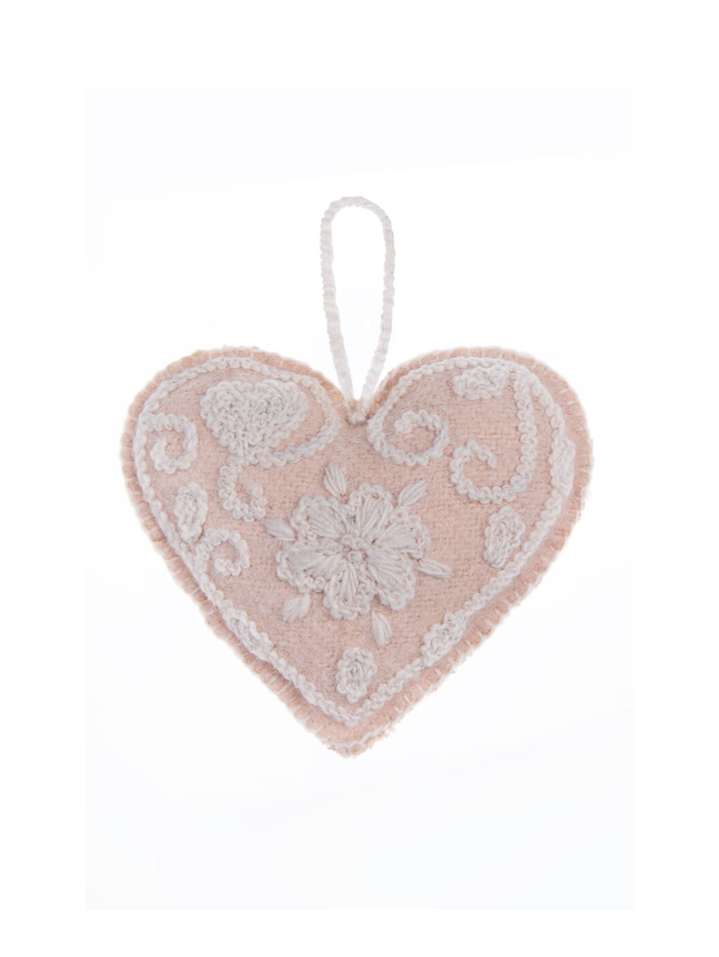 Heart Wool Felt Ornaments Weston Table