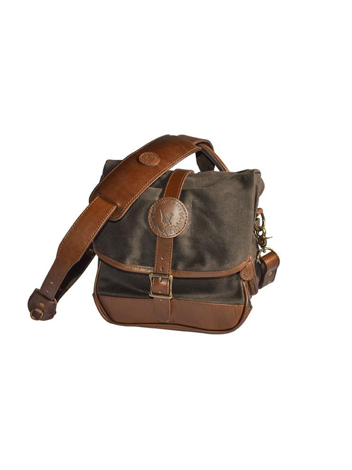 Wren & Ivy Heirloom Leather and Canvas Ditty Bag Weston Table