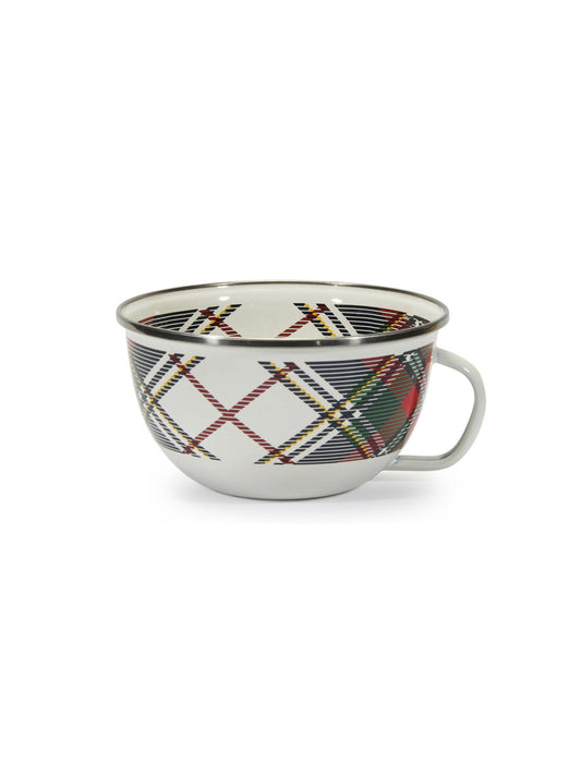 Highland Plaid Enamelware Share Mug Weston Table