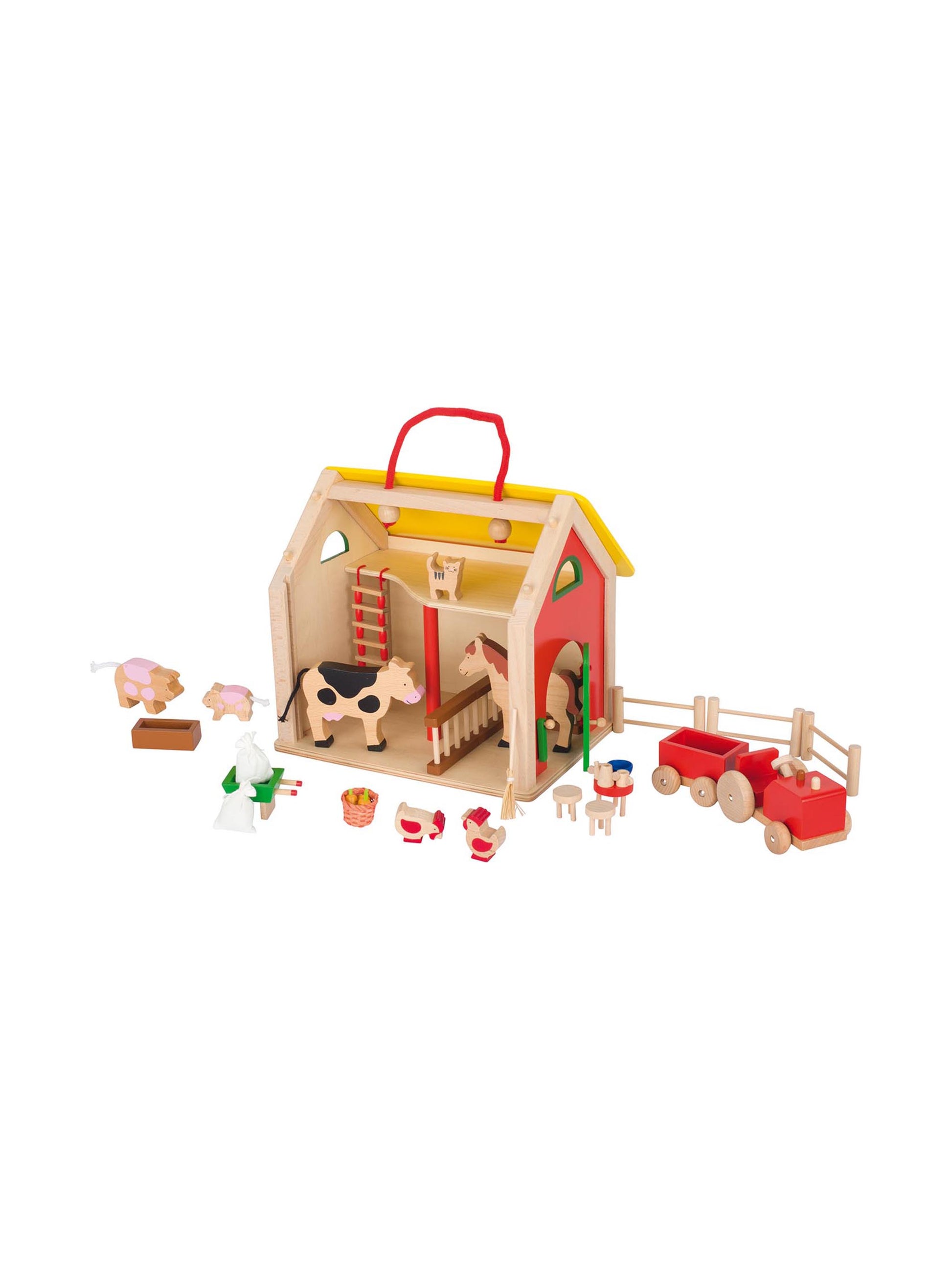 Holztiger Wood Barn and Animal Farm Weston Table