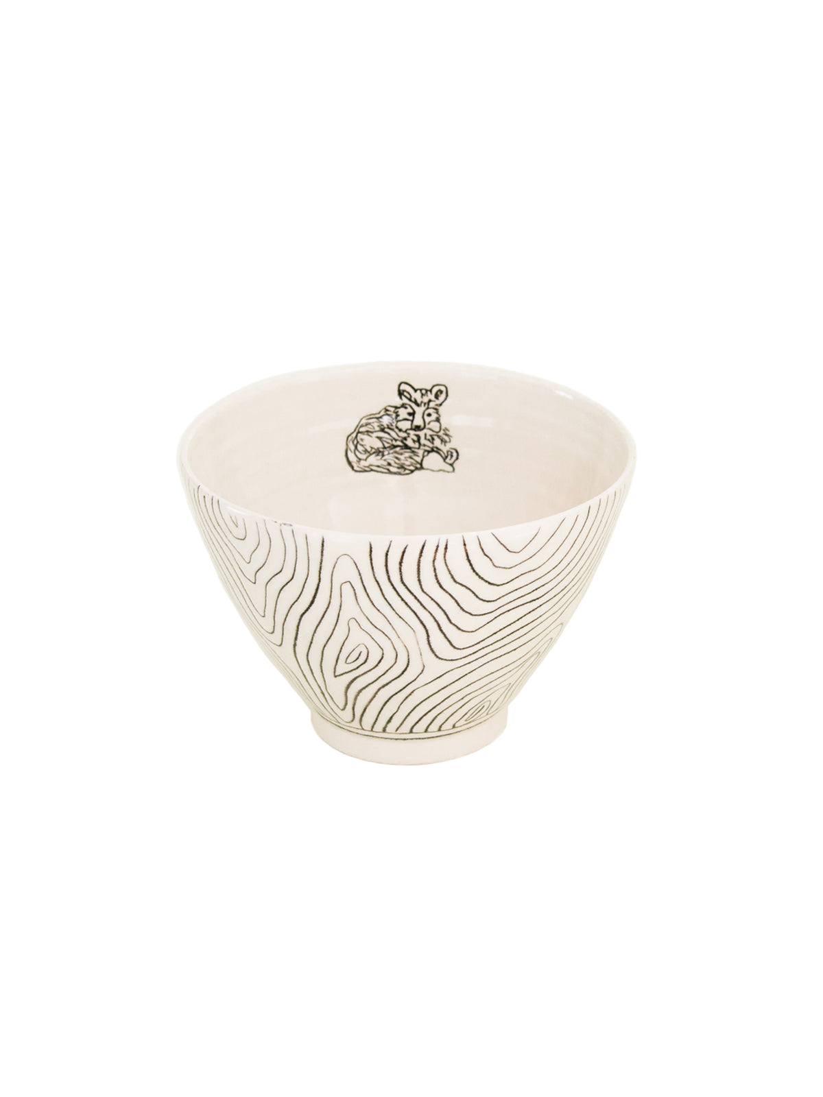 Hope + Mary Woodland Animal Bowl with Bark Fox Weston Table
