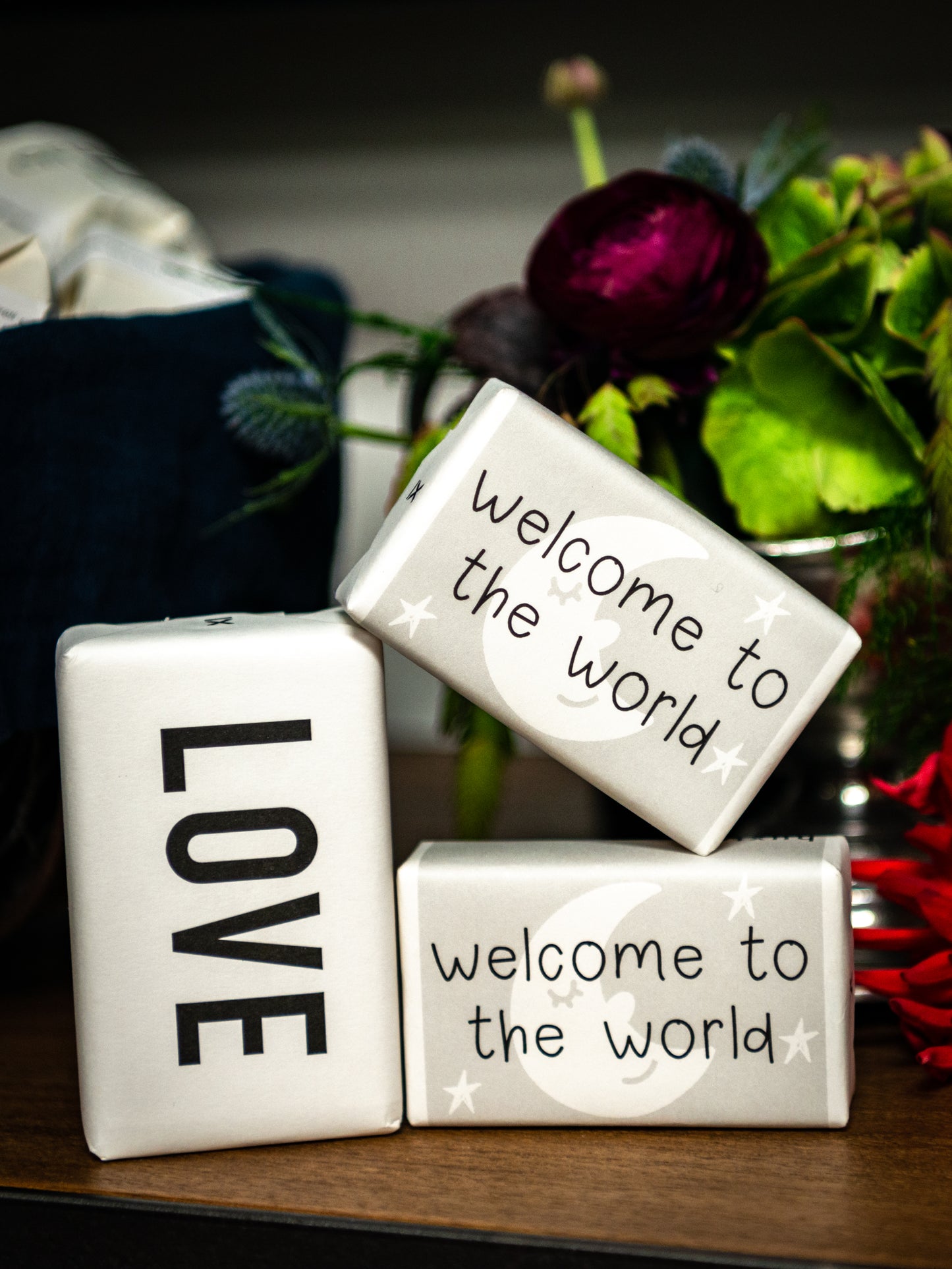 Huxter Welcome to the World Baby Bar Soap Weston Table