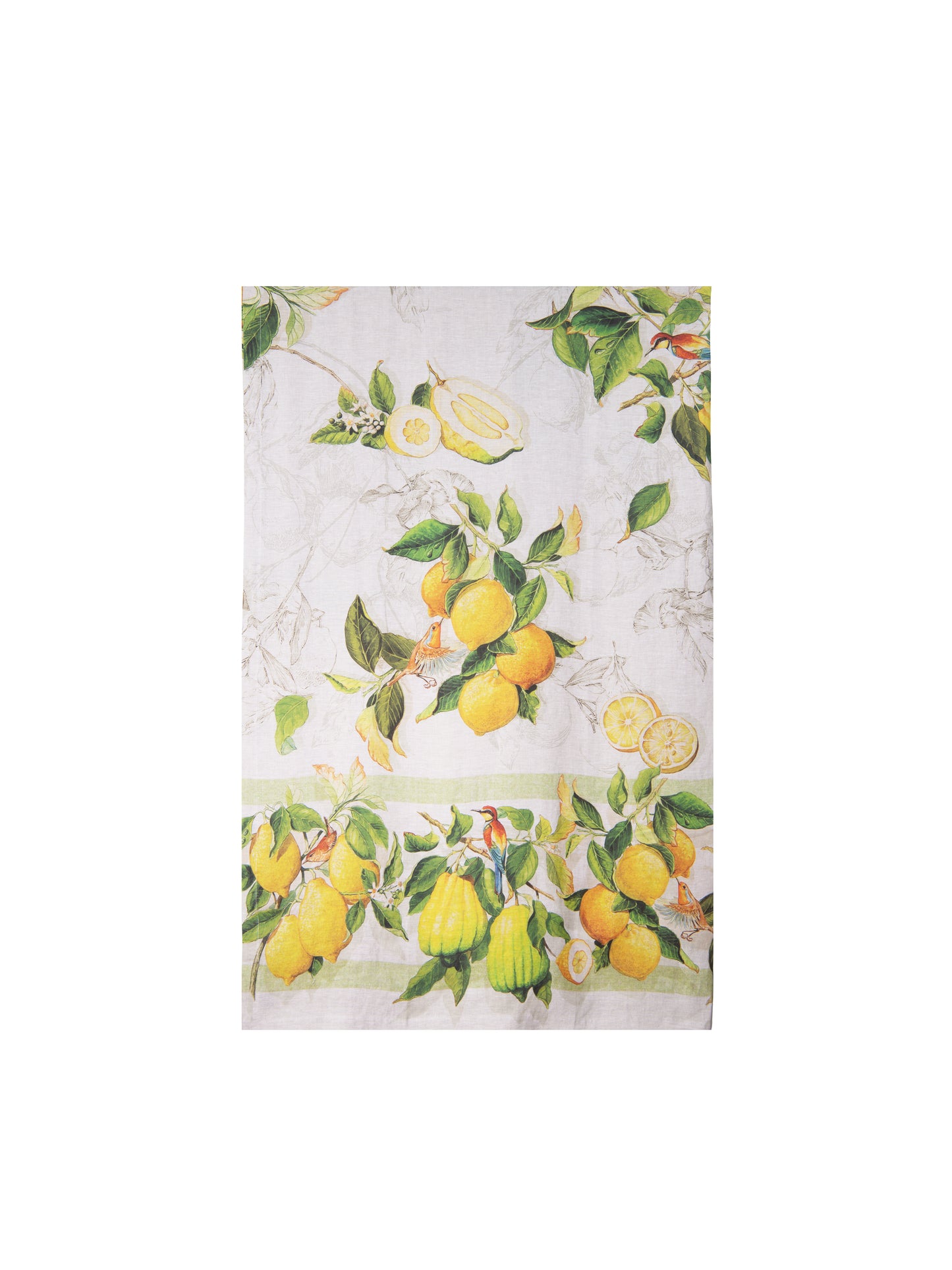 Italian Linen Limoncello Mezzero Linen Throw Weston Table