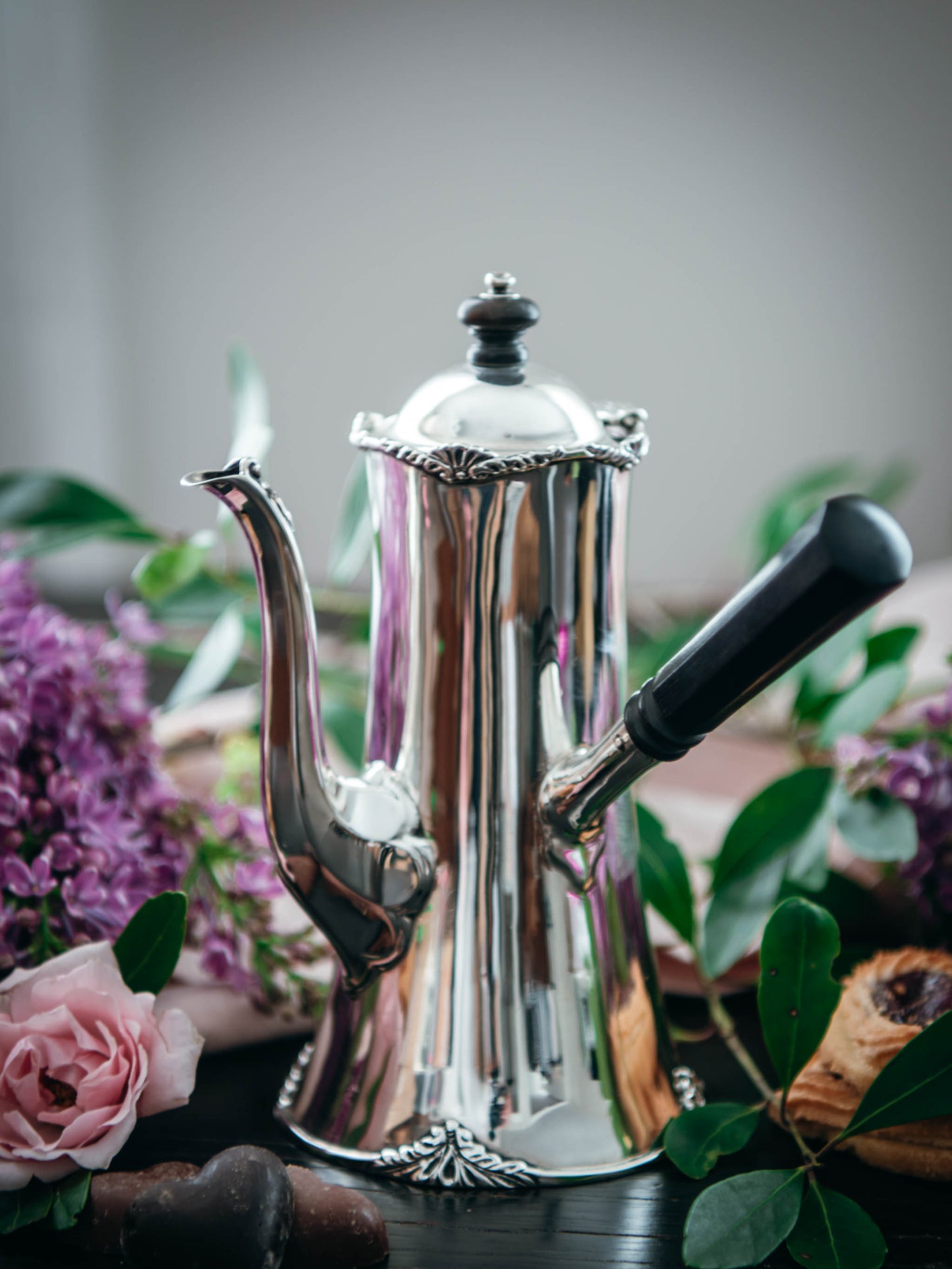 Josiah William Sterling Silver Chocolate Pot Weston Table