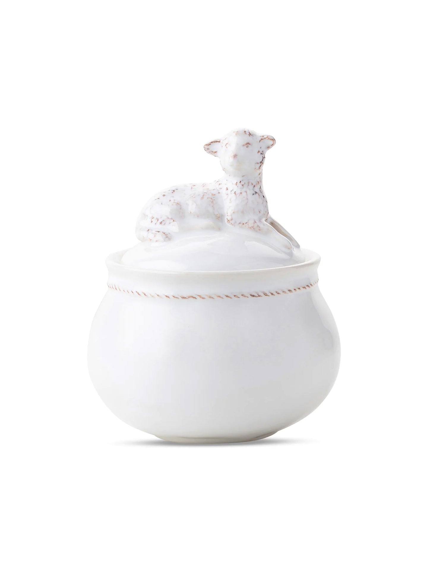 Juliska Lamb Lidded Jar Weston Table