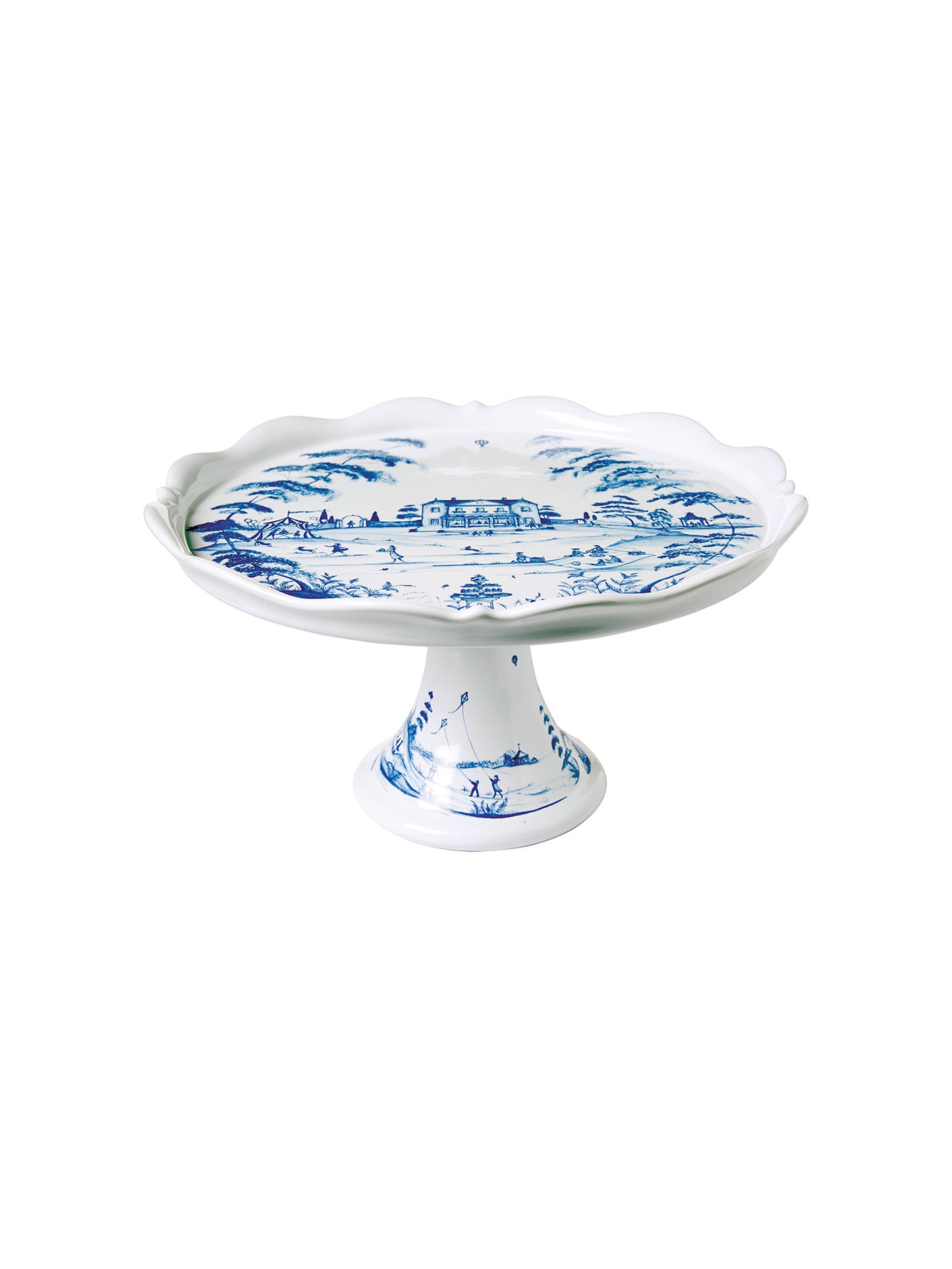 Juliska Country Estate Cake Stand Delft Blue Weston Table