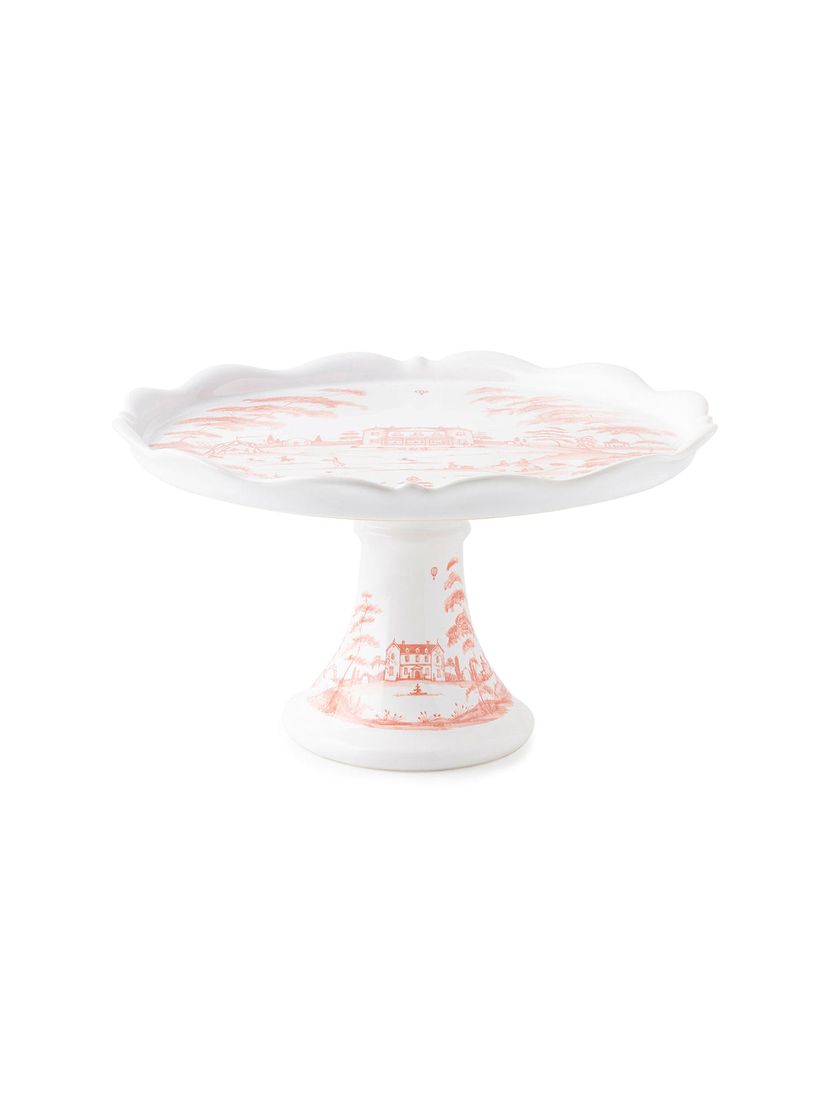 Juliska Country Estate Cake Stand Petal Pink Weston Table