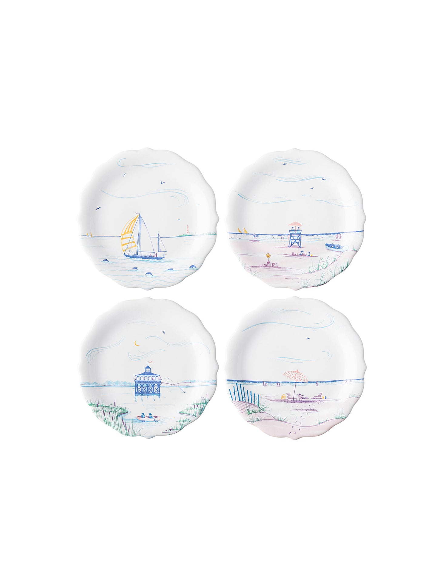 Juliska Country Estate Party Plates Set Seaside Weston Table