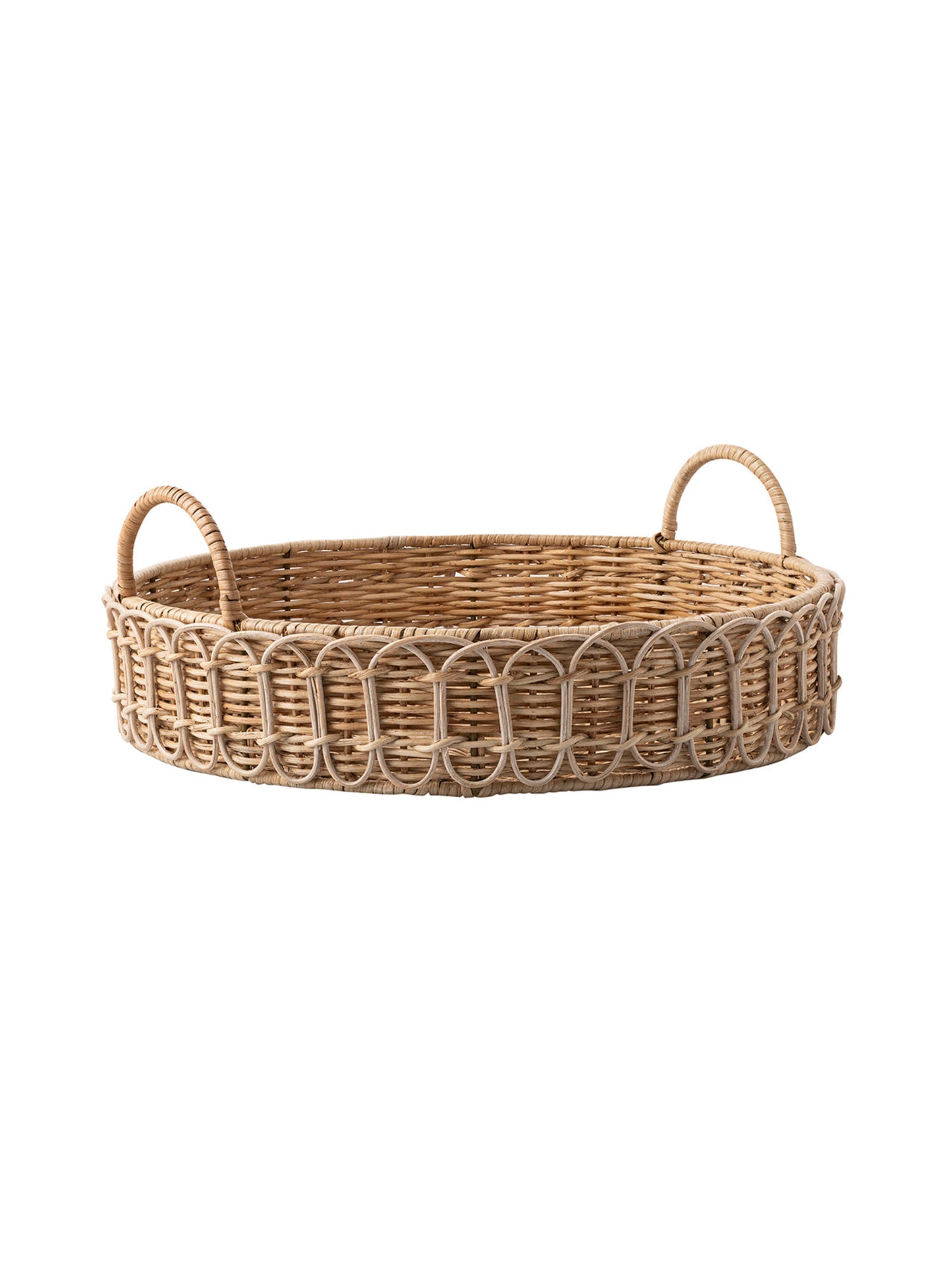 Juliska Provence Rattan Round Tray Weston Table